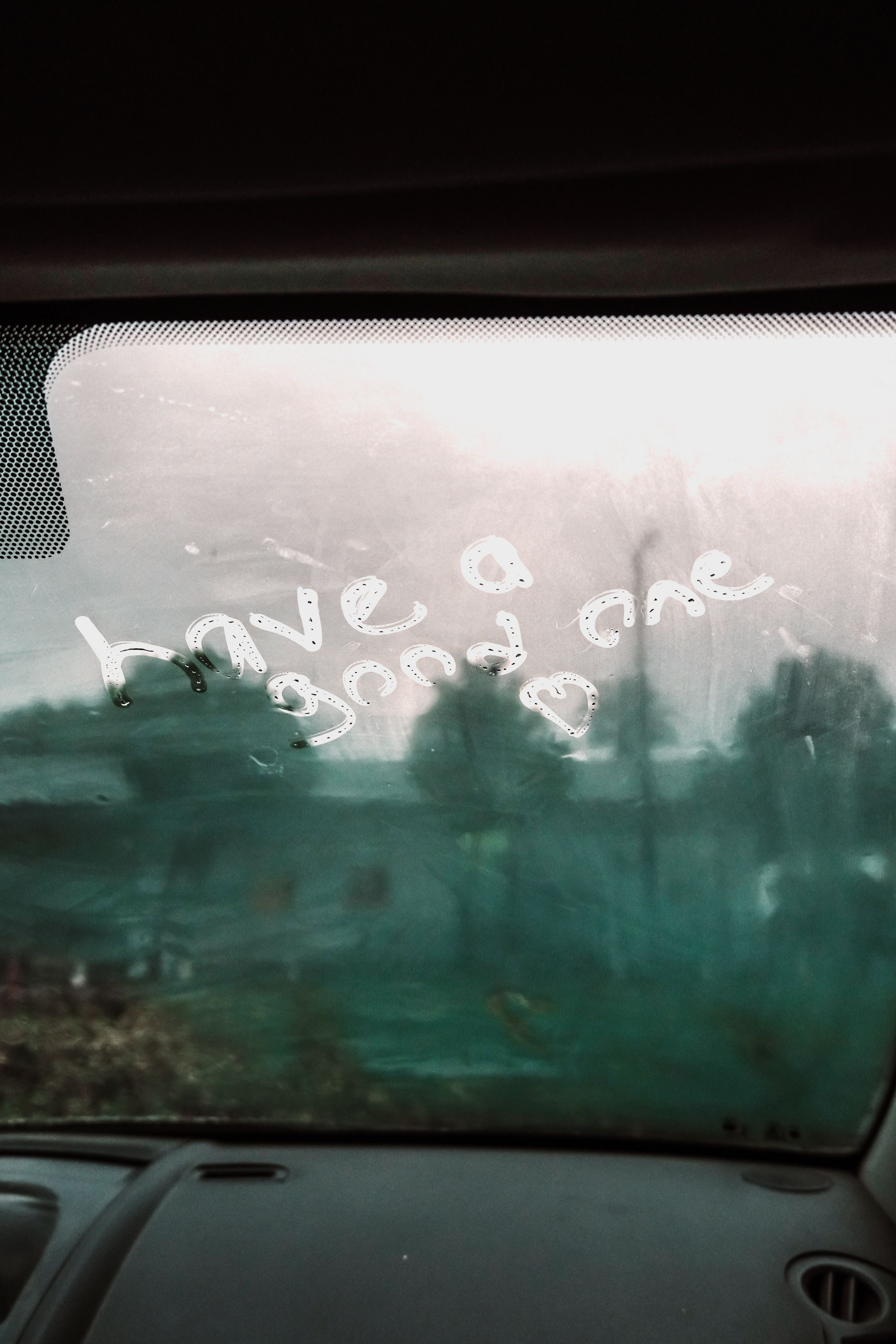 Heartwarming Message on Car Window · Free Stock Photo