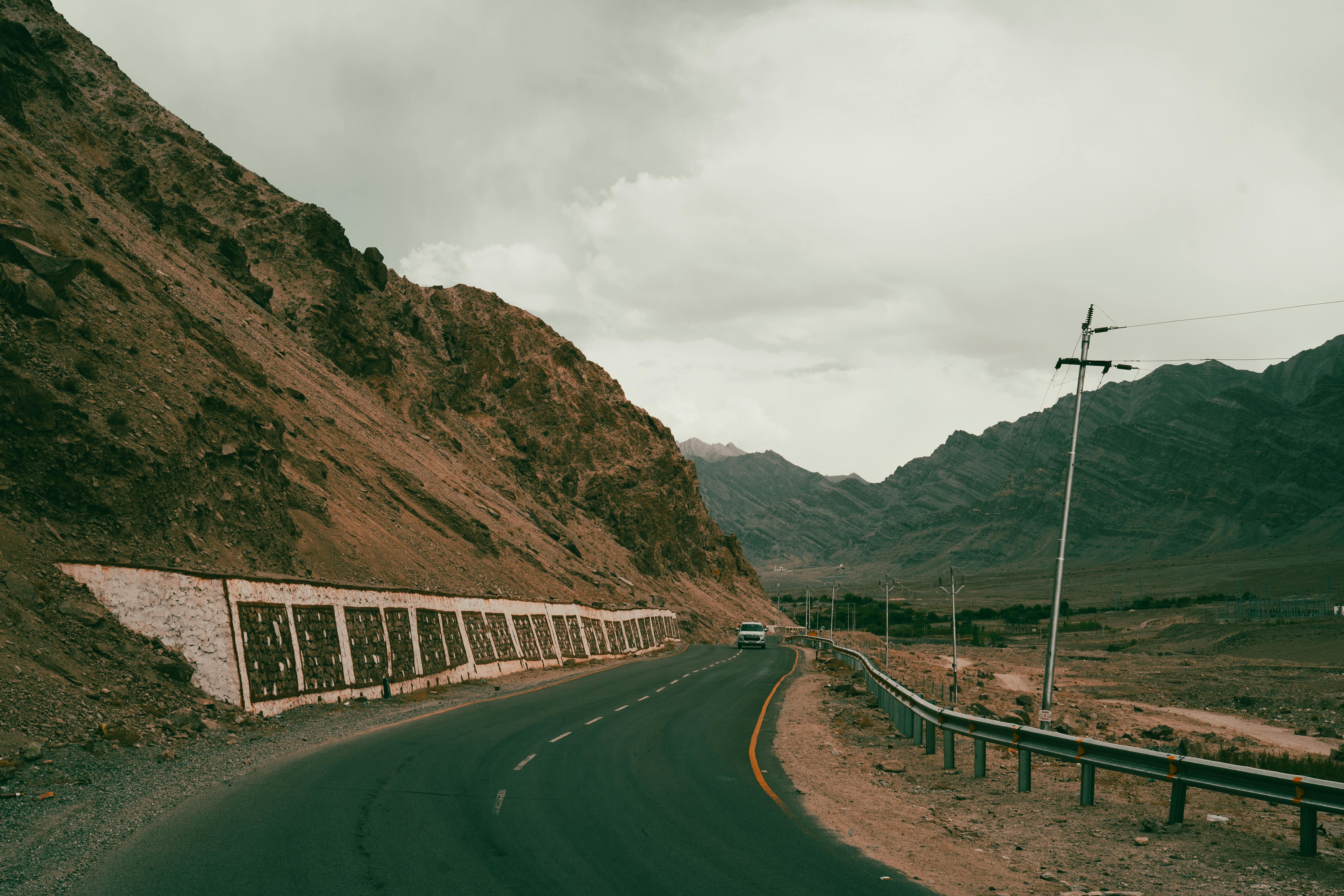 Free stock photo of adventure in ladakh, himalayan road trip, himalayas