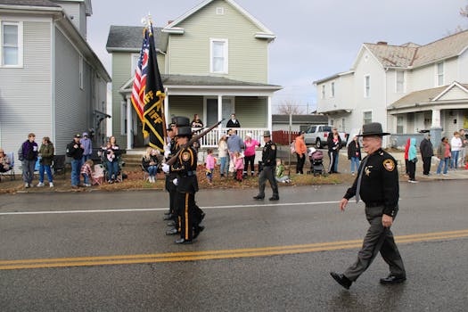 Free stock photo of active people, christmas parade, happy people