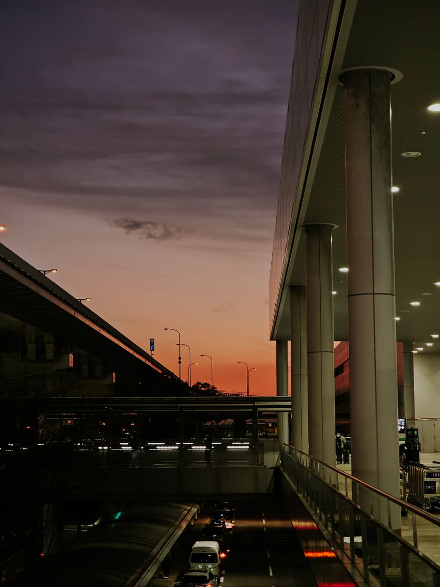 Highway bridge overpass