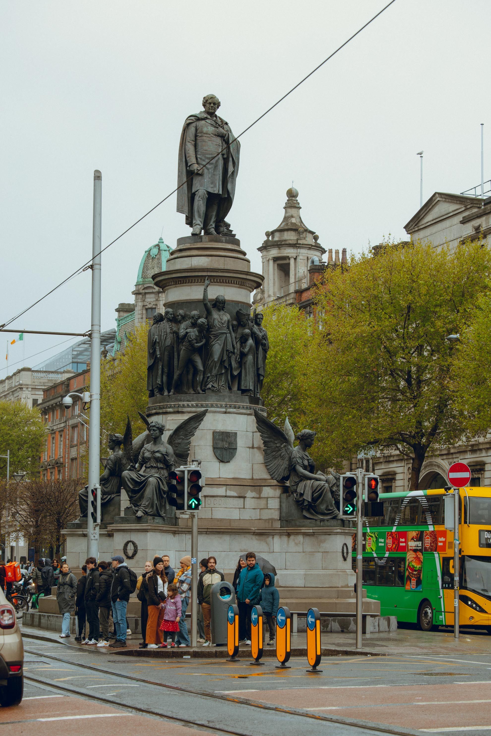O'Connell Monument in Dublin Cityscape · Free Stock Photo