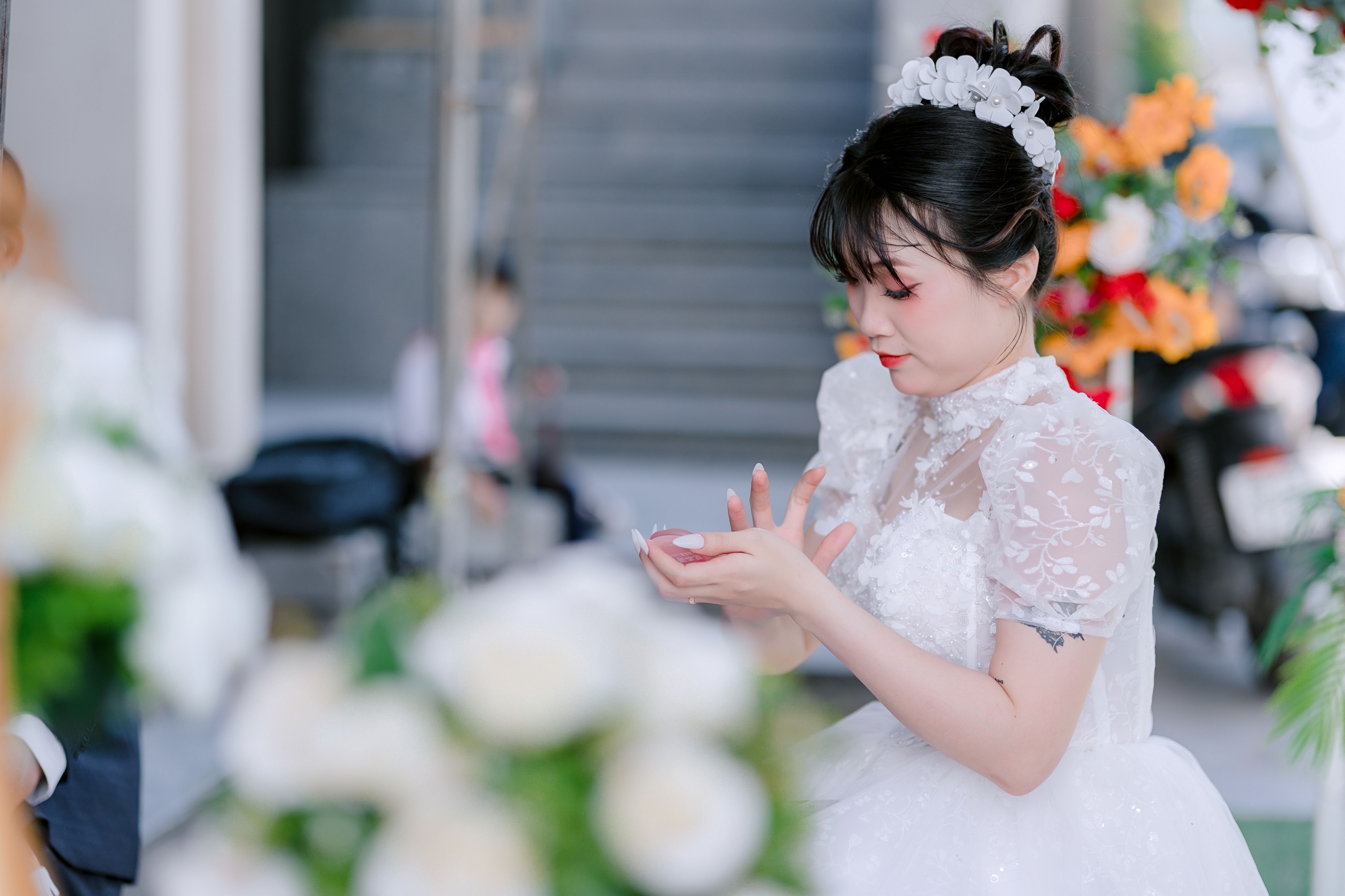 Makeup cô dâu mắt một mí tuổi 40+ Hà Nội