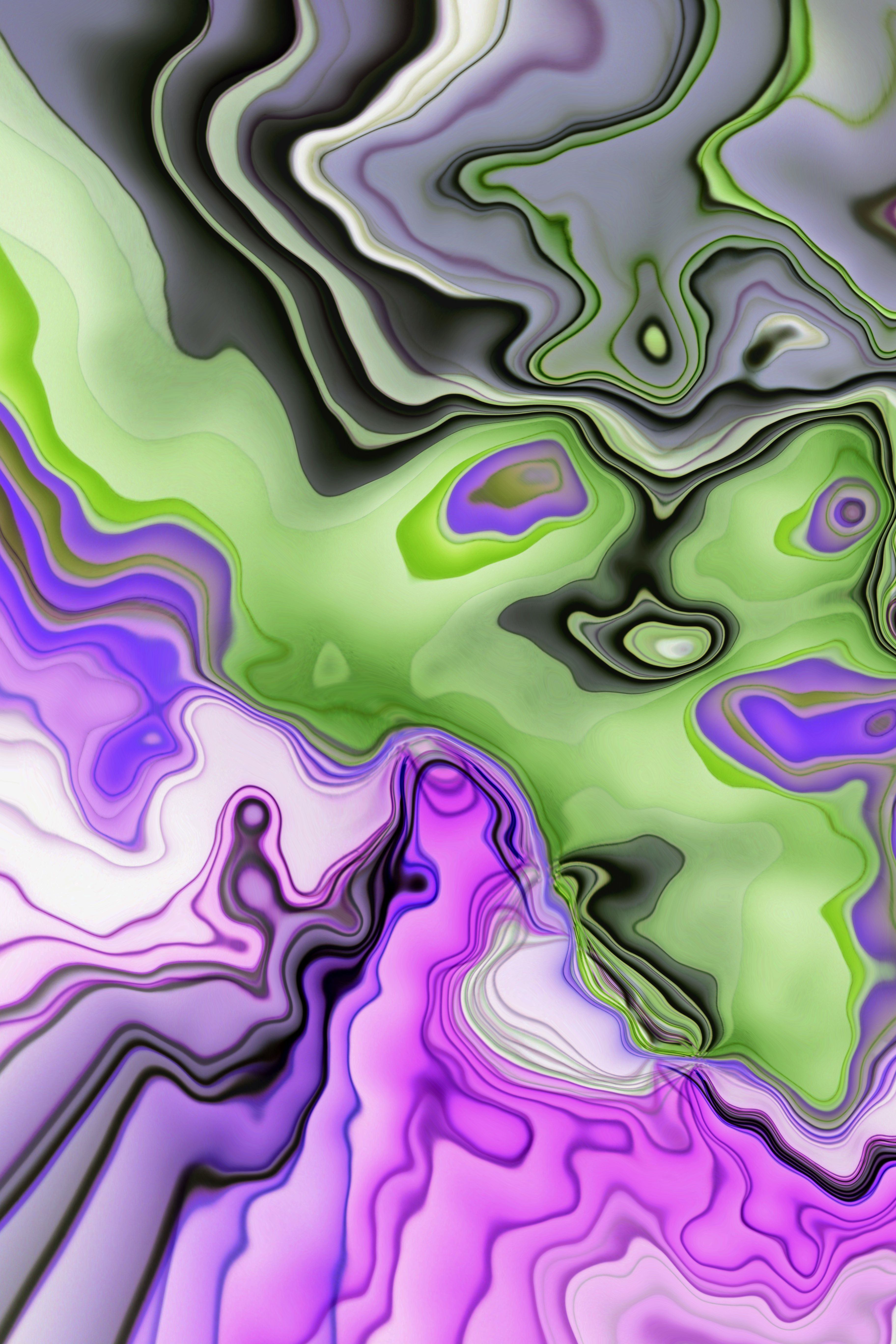 Abstract Fluid Art with Vibrant Colors · Free Stock Photo