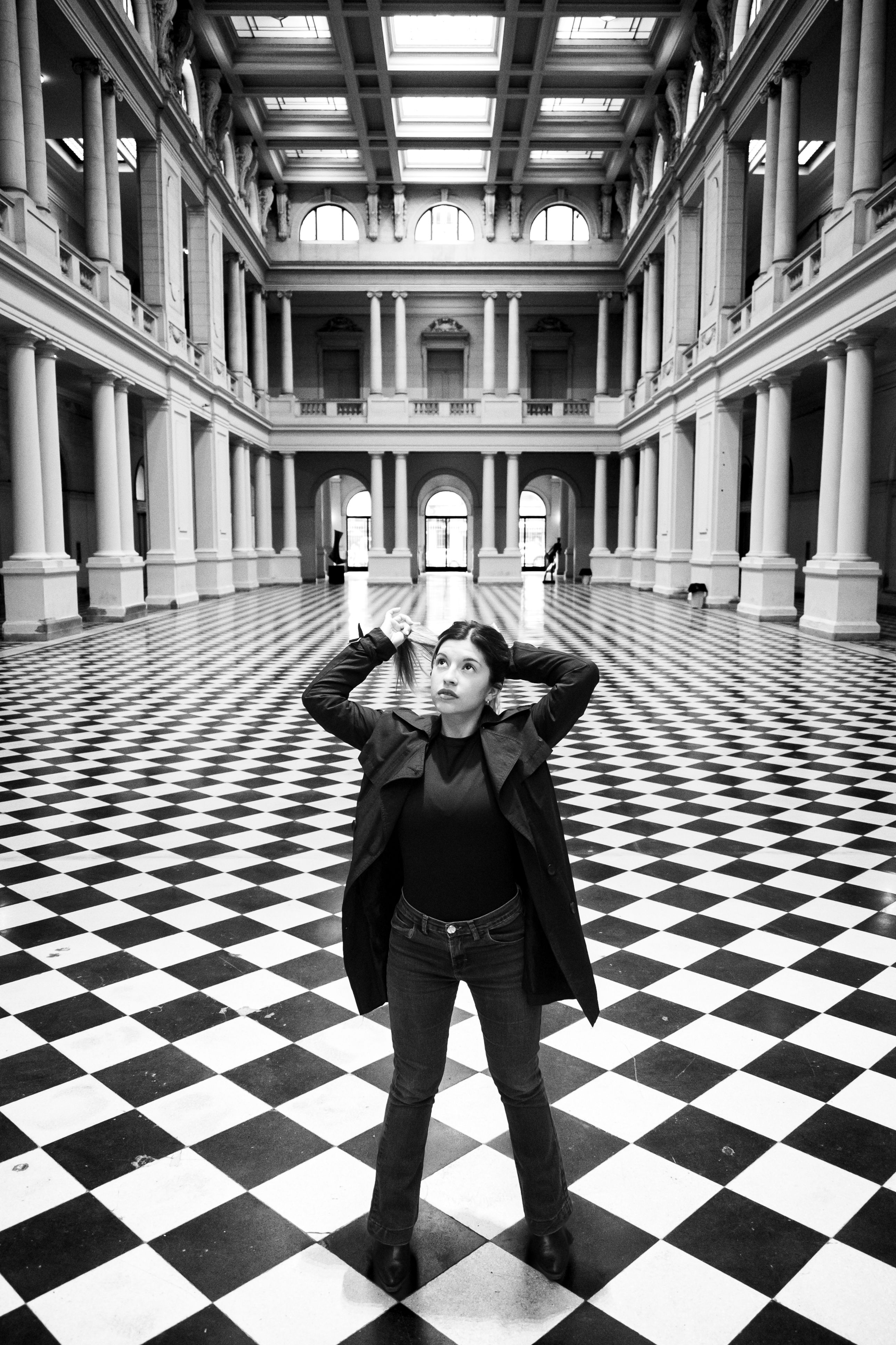 Elegant Portrait in Iconic Argentinian Landmark · Free Stock Photo