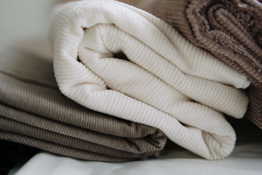 Cotton Unstitched Suit, detail view