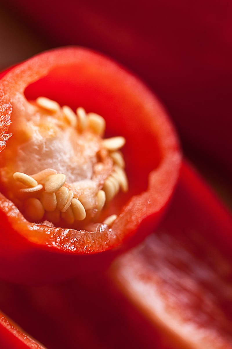 Kostenloses Foto zum Thema chilipfeffer, peperoni, rote chilischote