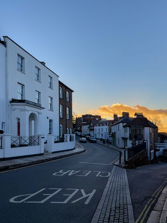 Harrow View Point Charming Harrow on the Hill at Sunset · Free Stock Photo