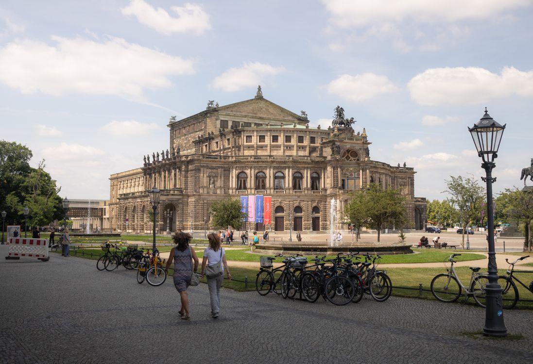 Historic Semperoper In Dresden During The Day Free Stock Photo historic-semperoper-in-dresden-during-the-day-free-stock-photo