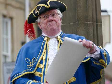 Free stock photo of british tradition, costume, market square
