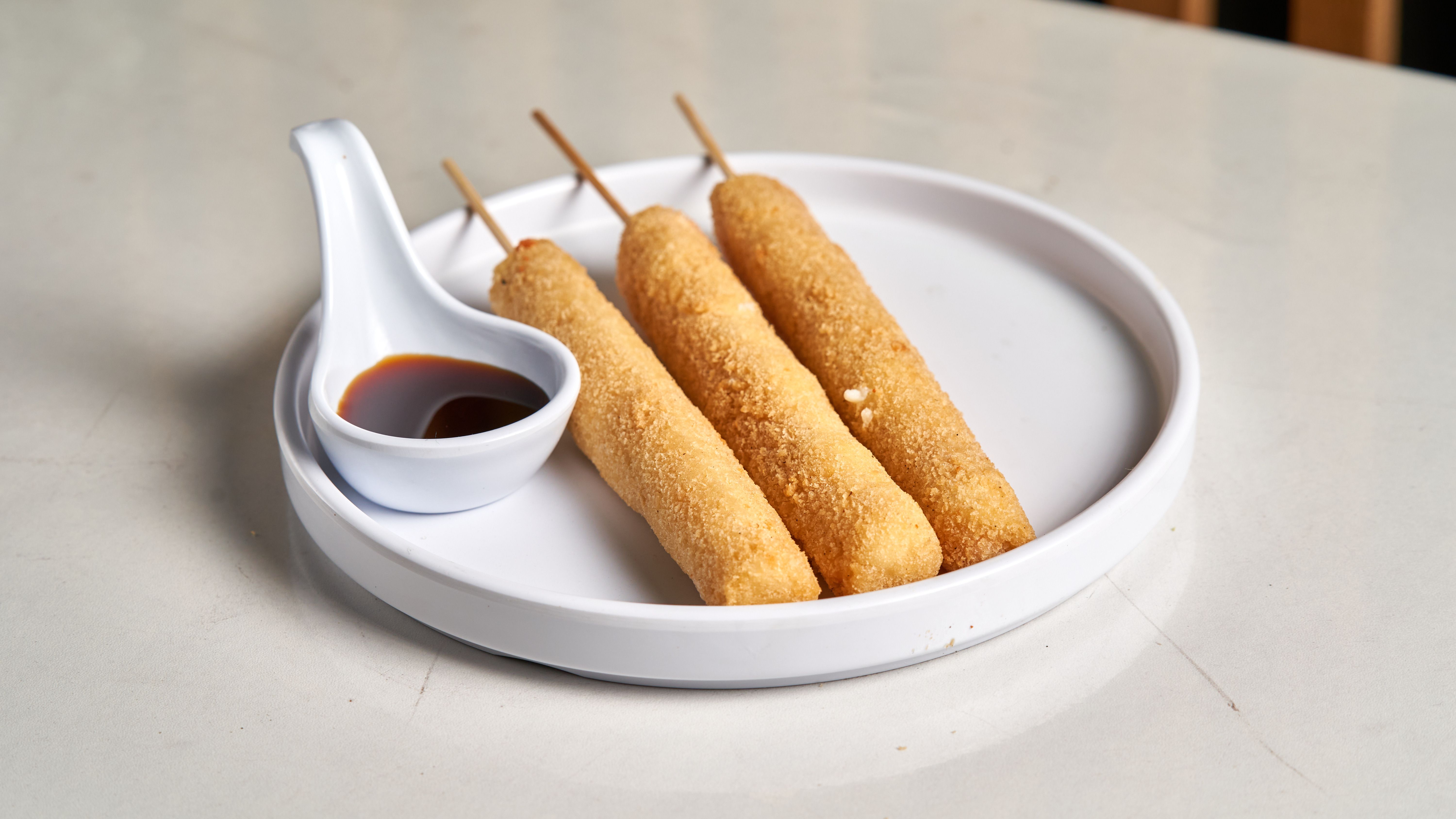 Spiced Tteokbokki with Toasted Breadcrumbs