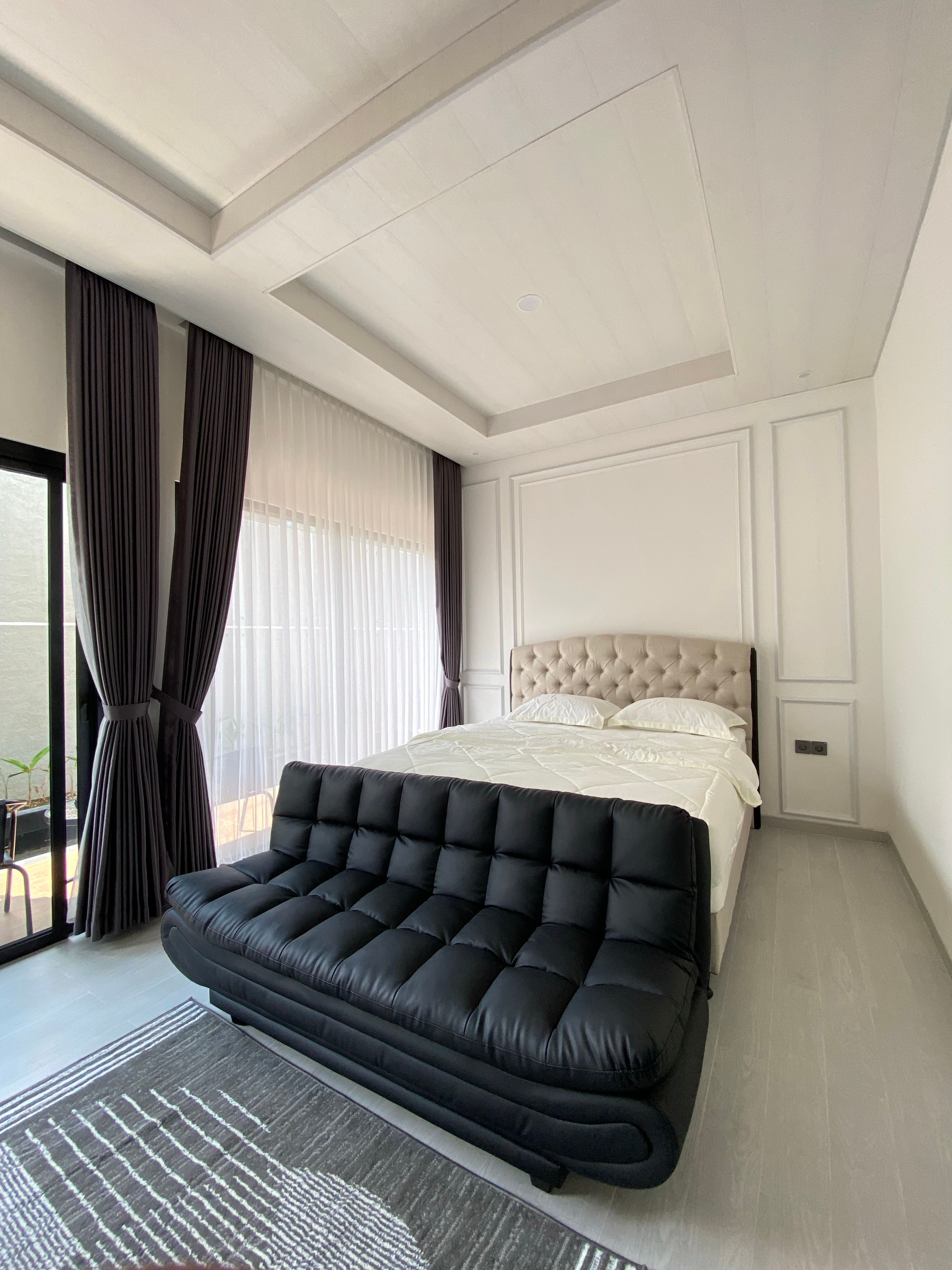 Light, beautifully framed architectural or digital concept