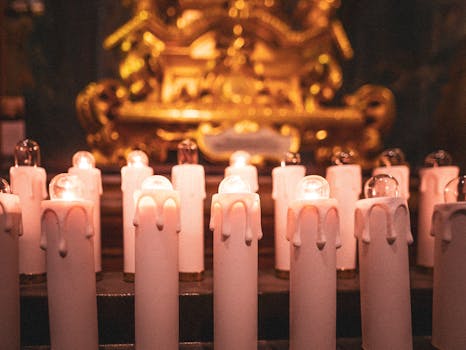 Free stock photo of atmosphere, blurred background, candles