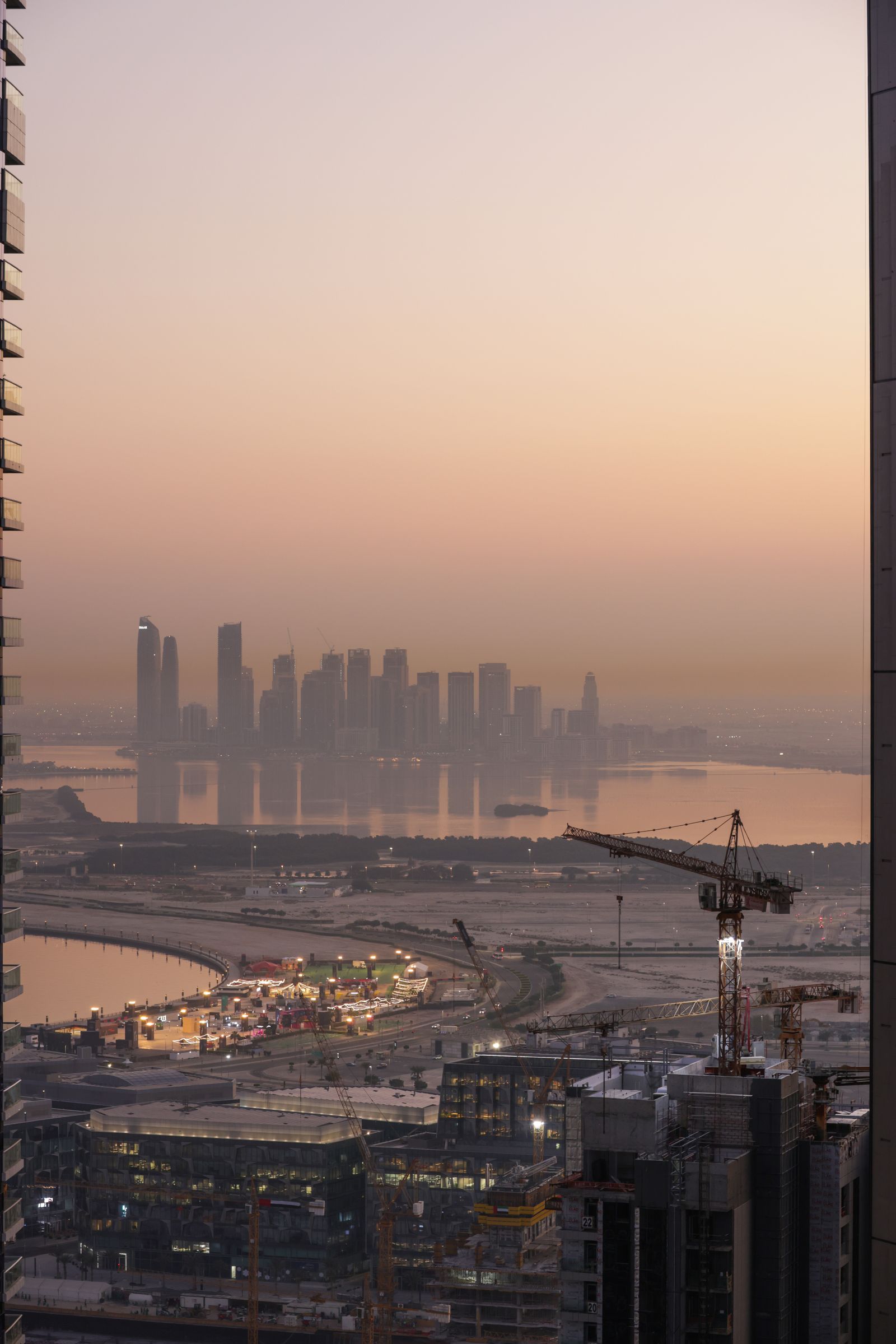 Doha development and construction cranes representing Qatar’s continued growth