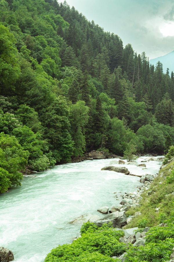 Sonamarg river valley
