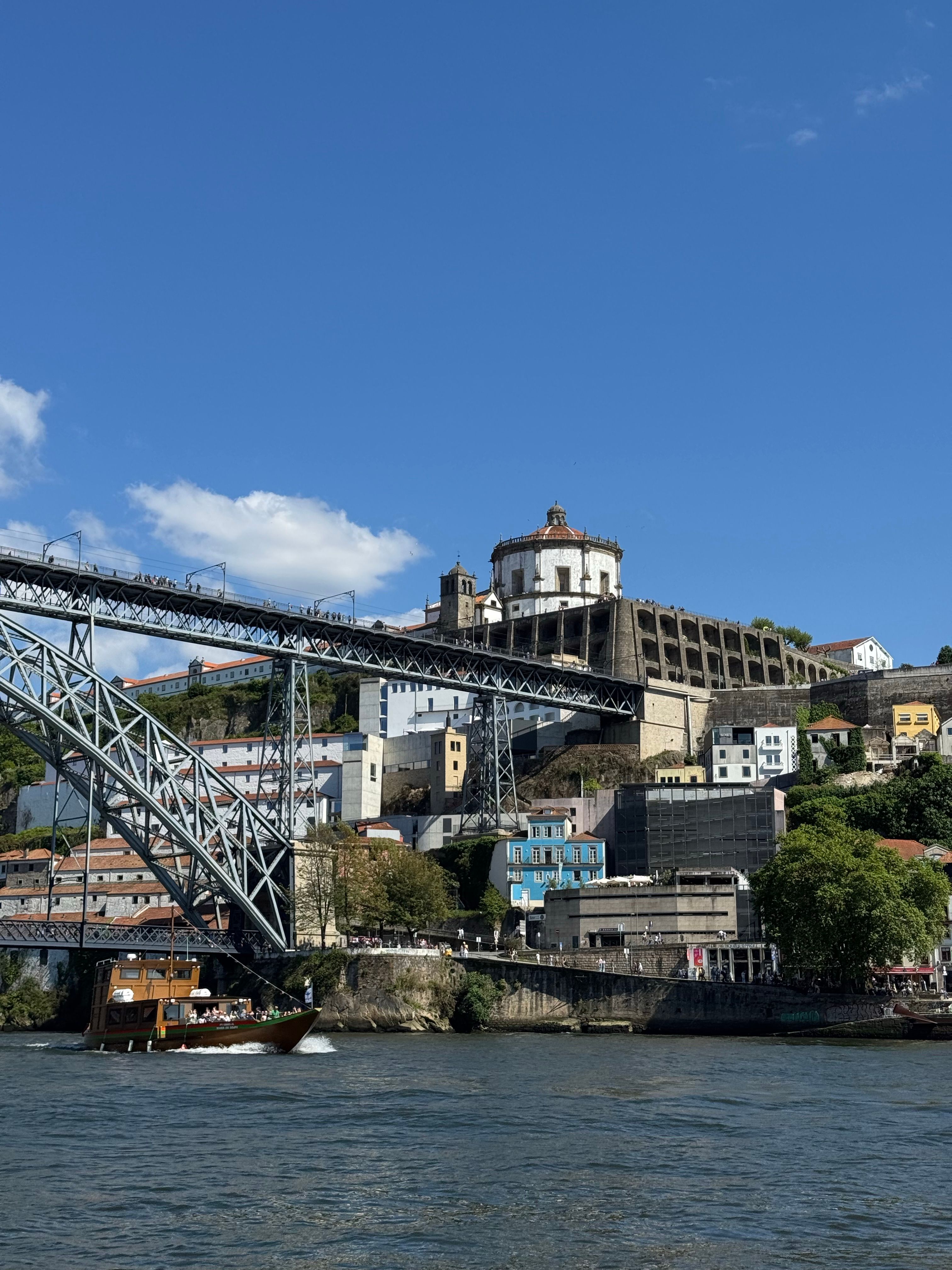 Scenic view of Porto with Dom Luís I Bridge · Free Stock Photo