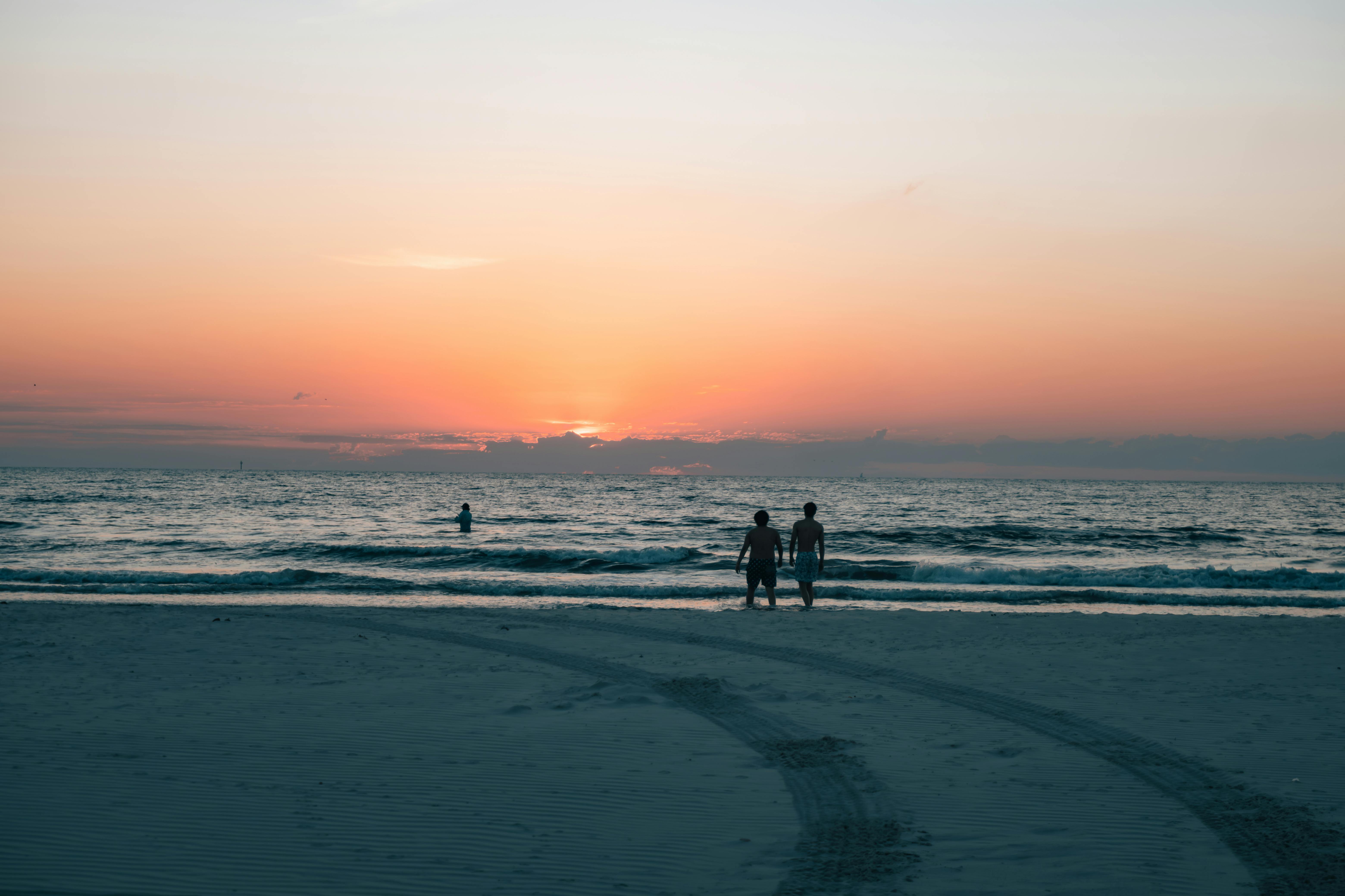 Free stock photo of beach, colorful, evening