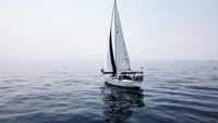 Sailboat under way, photo by David Solce on Pexels