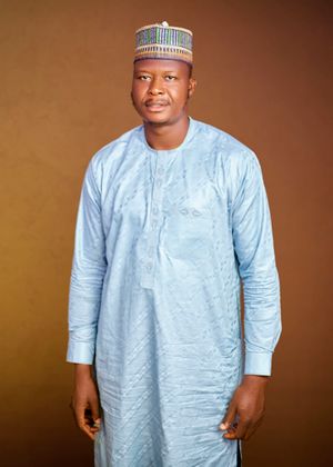 Man in a well-tailored Yoruba agbada