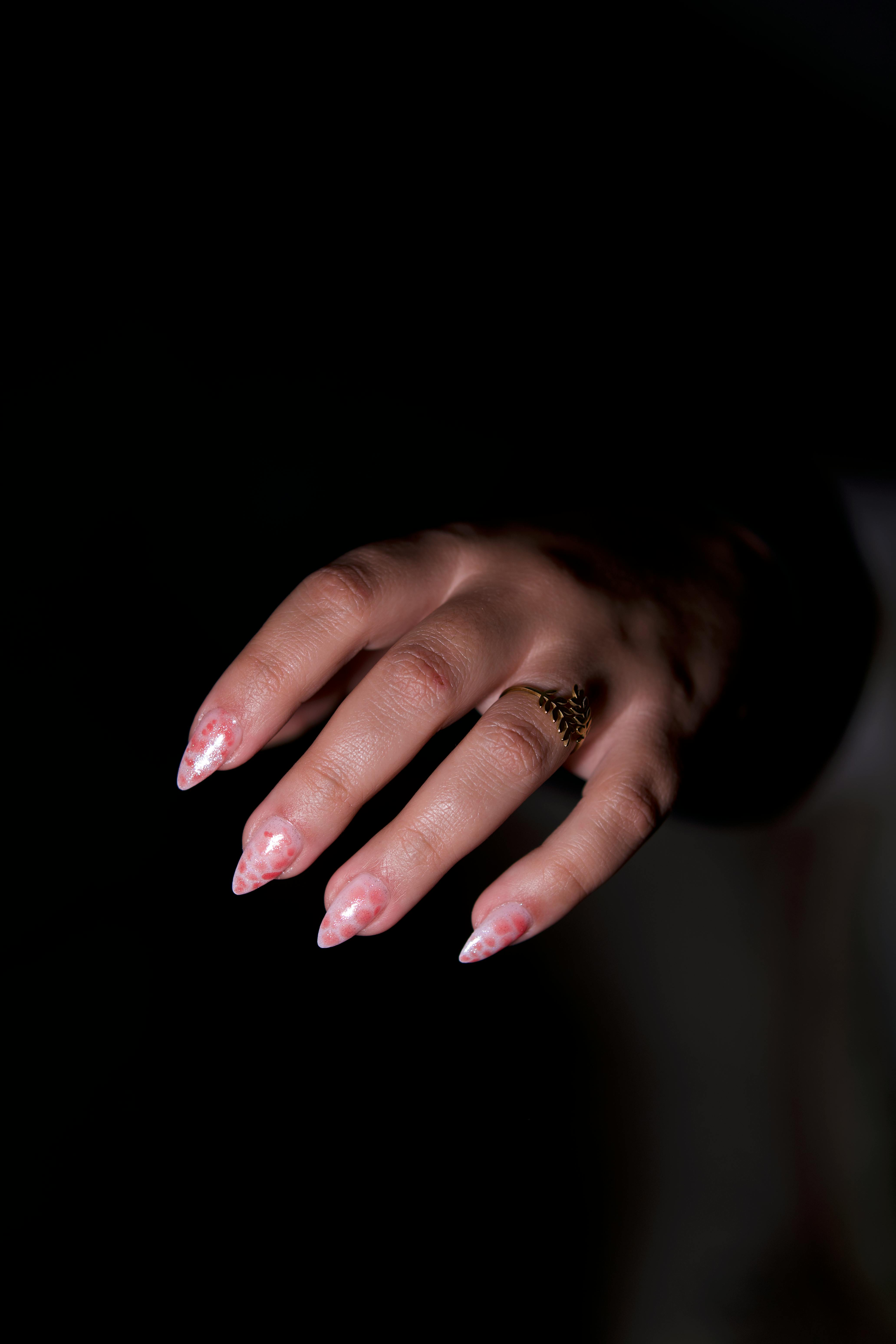 Single Colour Block Nail