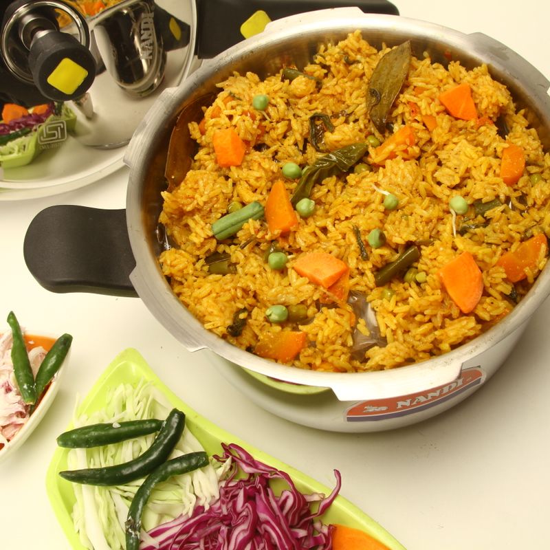 Greek Phyllo-Spiced Vegetable Biryani