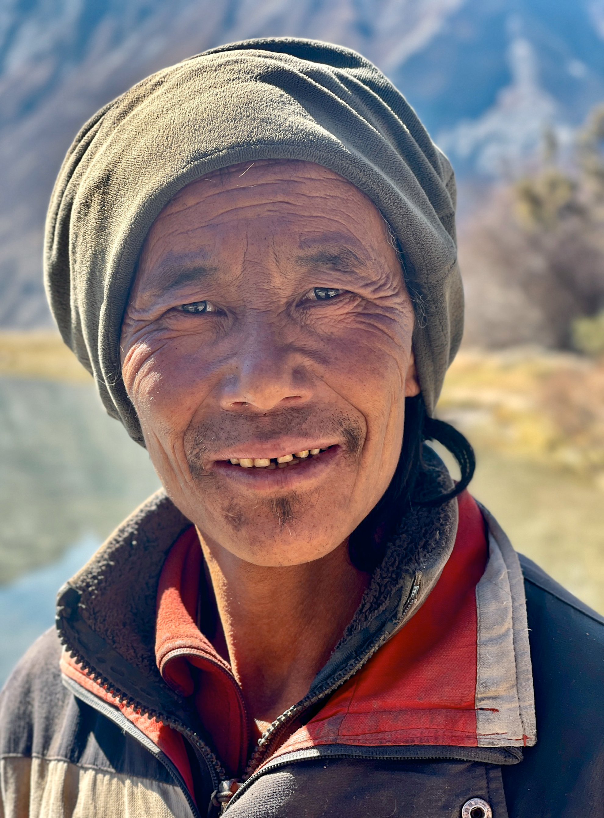Authentic portrait capturing cultural essence in Karnali Province, Nepal.
