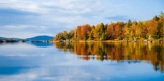 Rainbow Lake along the Appalachian Trail in the 100-Mile Wilderness