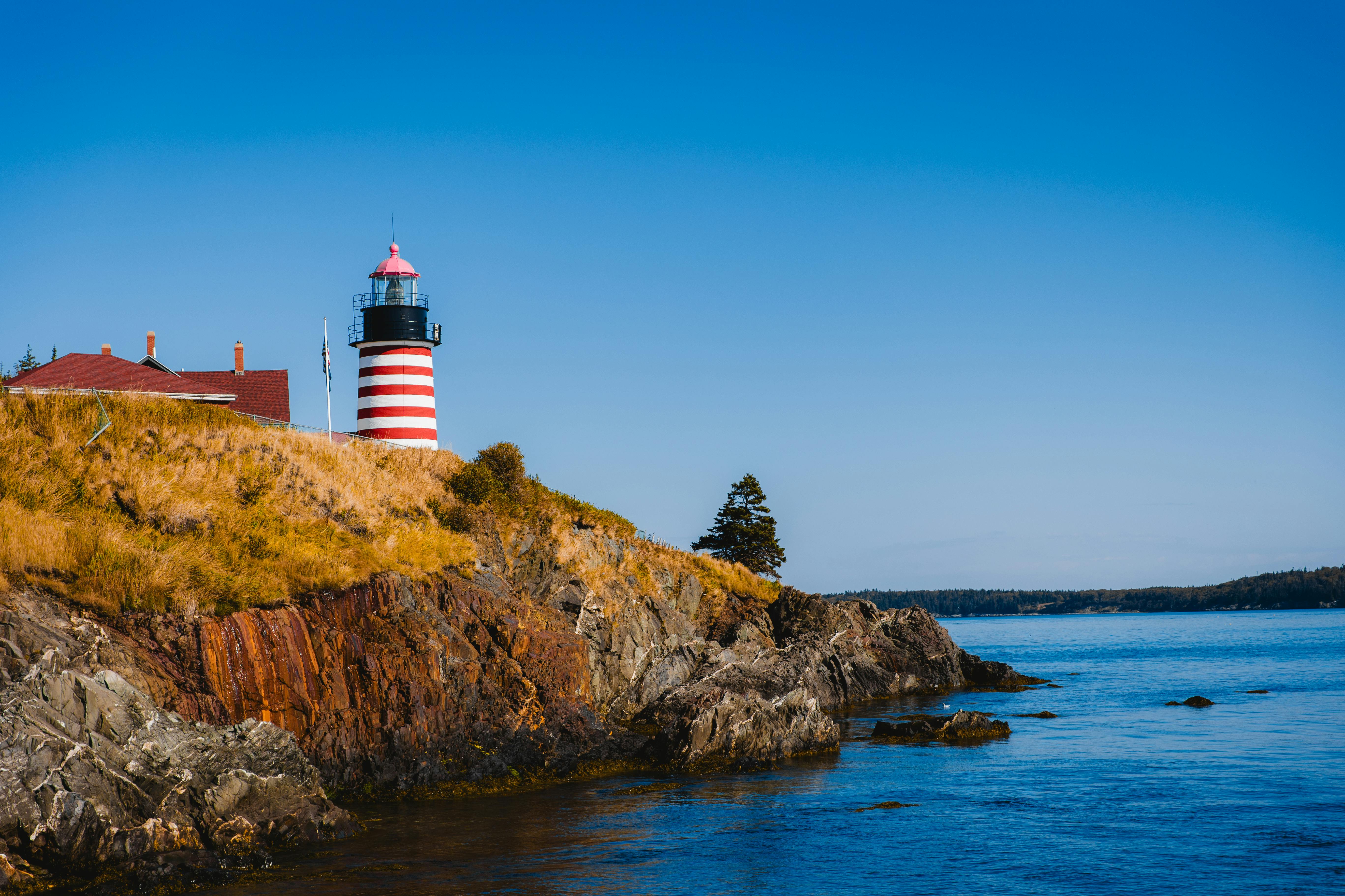 Maine Coastline Rocky Shores Lighthouse Views Coastal Towns Seafood Galleries Ocean Panoramas Pine Forests Sunrise Fog
