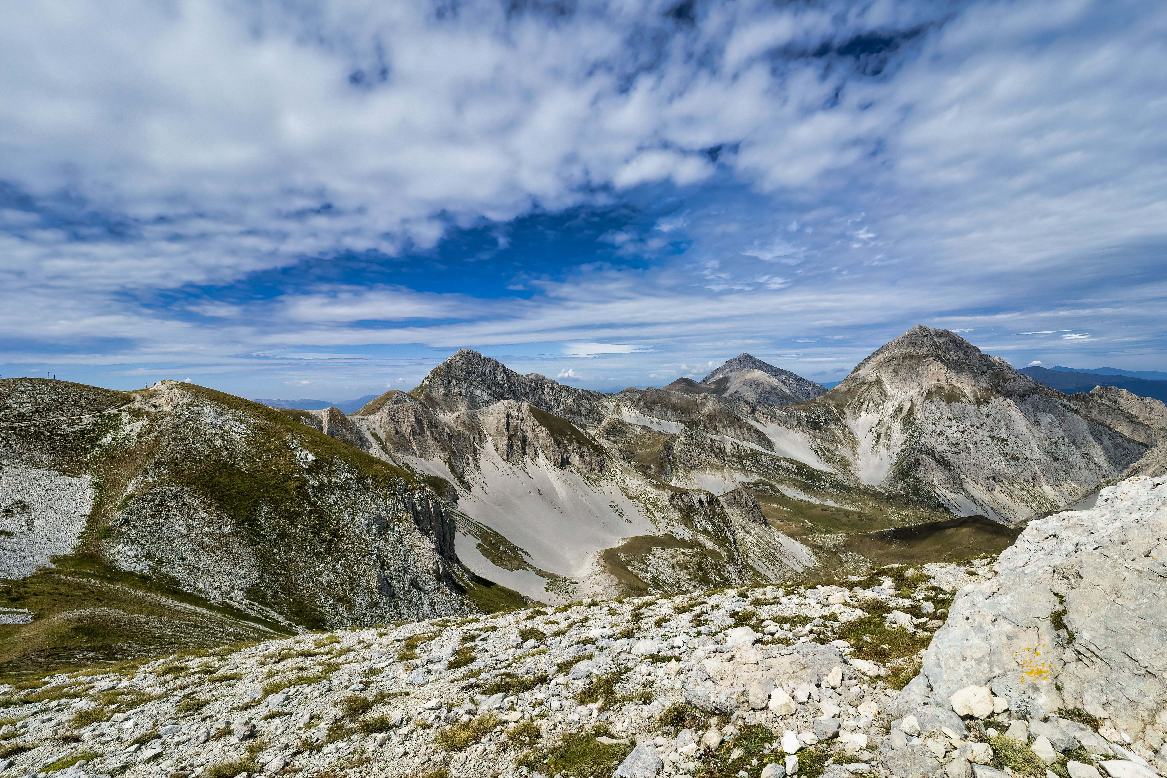 Majestic Rocky Mountain Range Under Blue Sky · Free Stock Photo