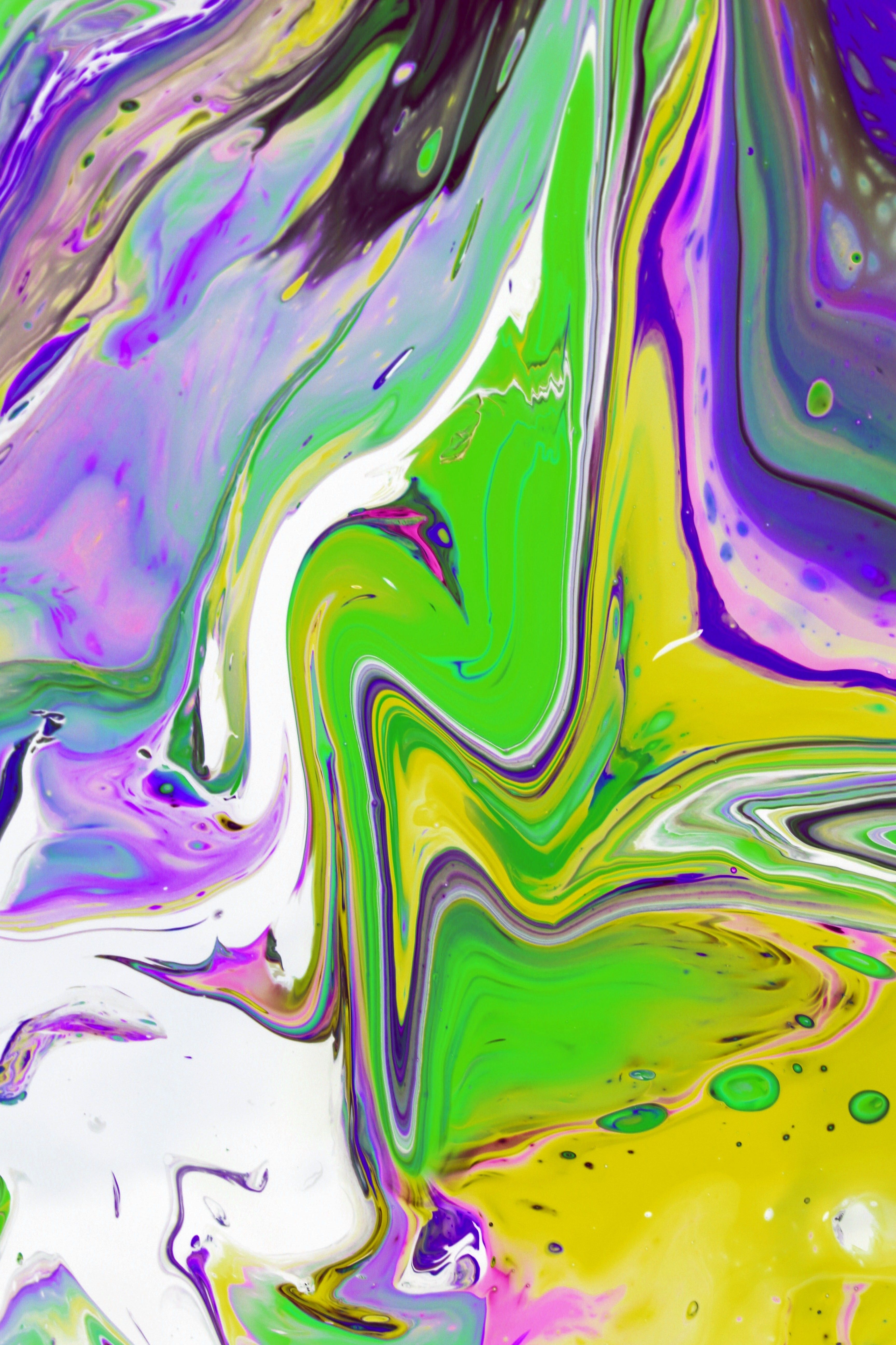 Colorful Abstract Paint Swirl Design · Free Stock Photo
