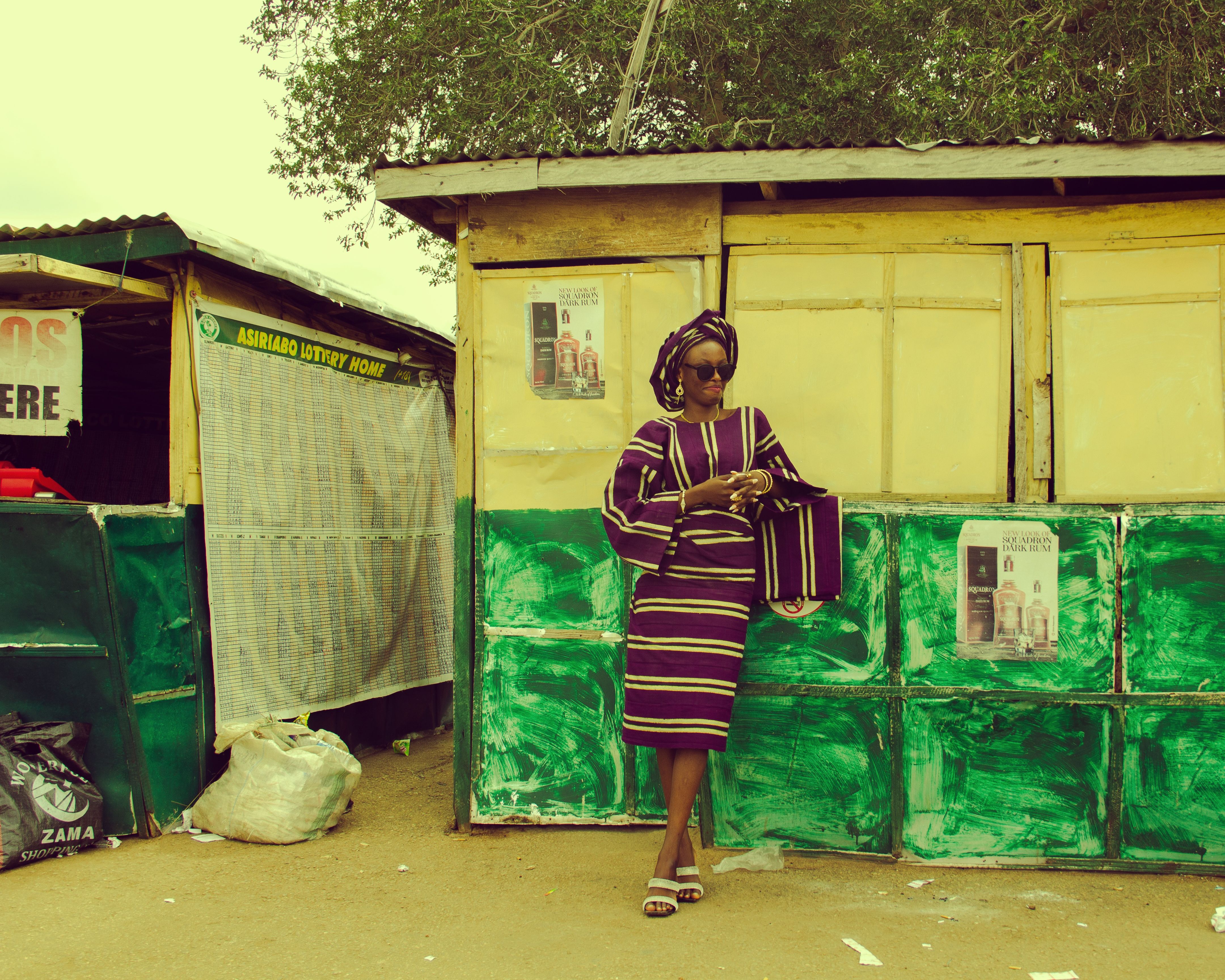 Fashionable Woman in Traditional African Attire · Free Stock Photo