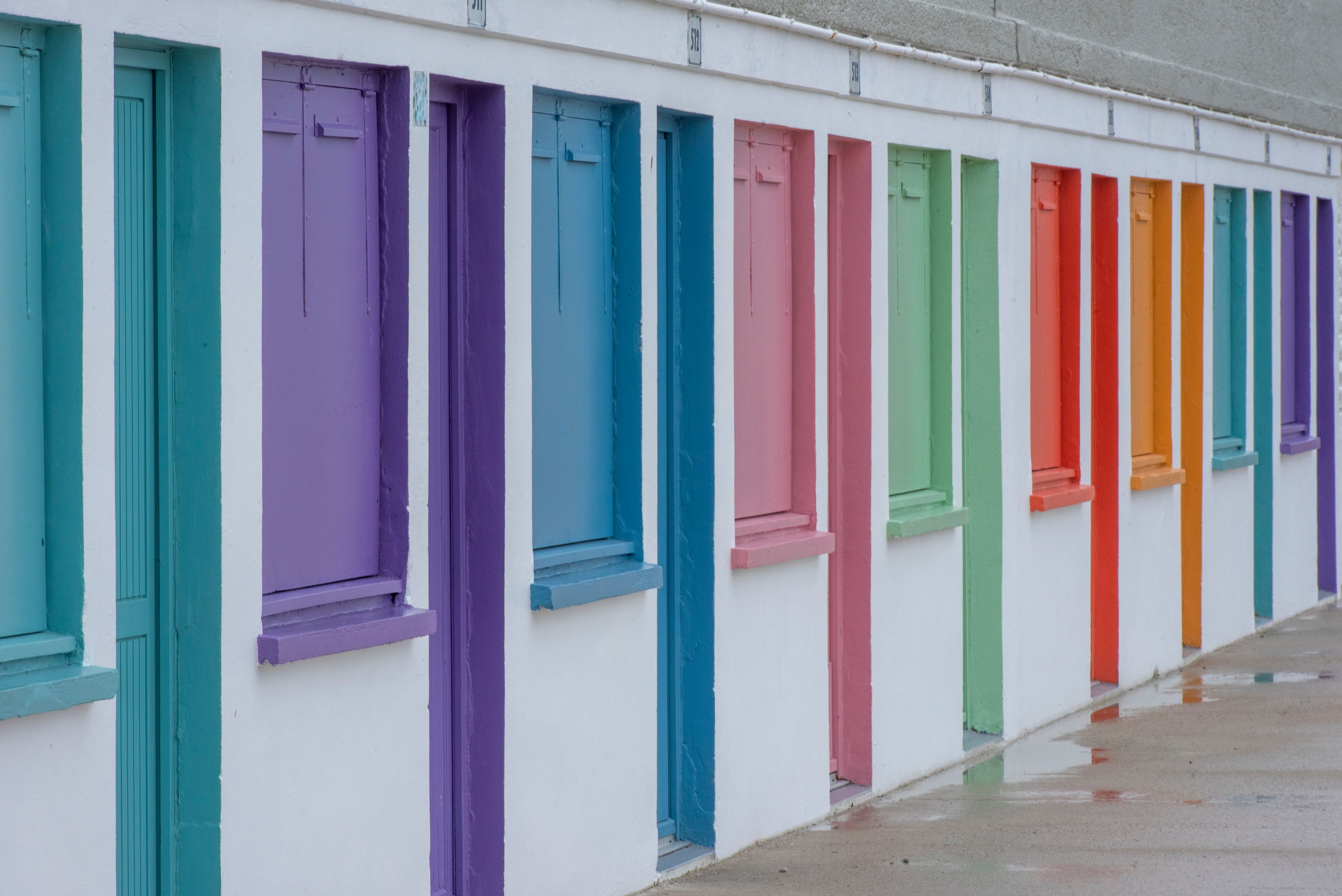 Colorful Columns · Free Stock Photo