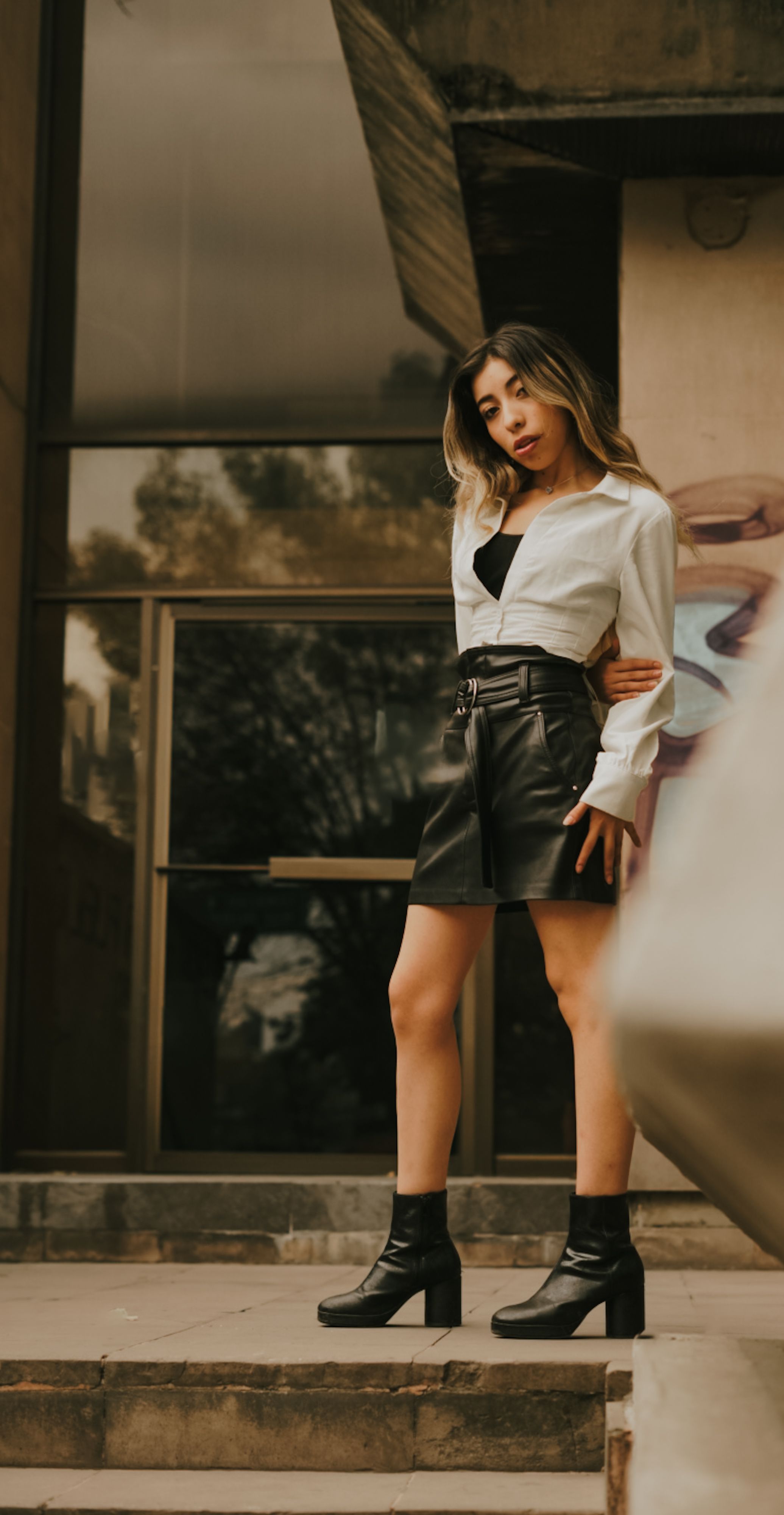 Chic Urban Fashion Shoot with Trendy Attire · Free Stock Photo