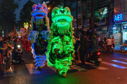 Vespa night food tour — Ho Chi Minh City