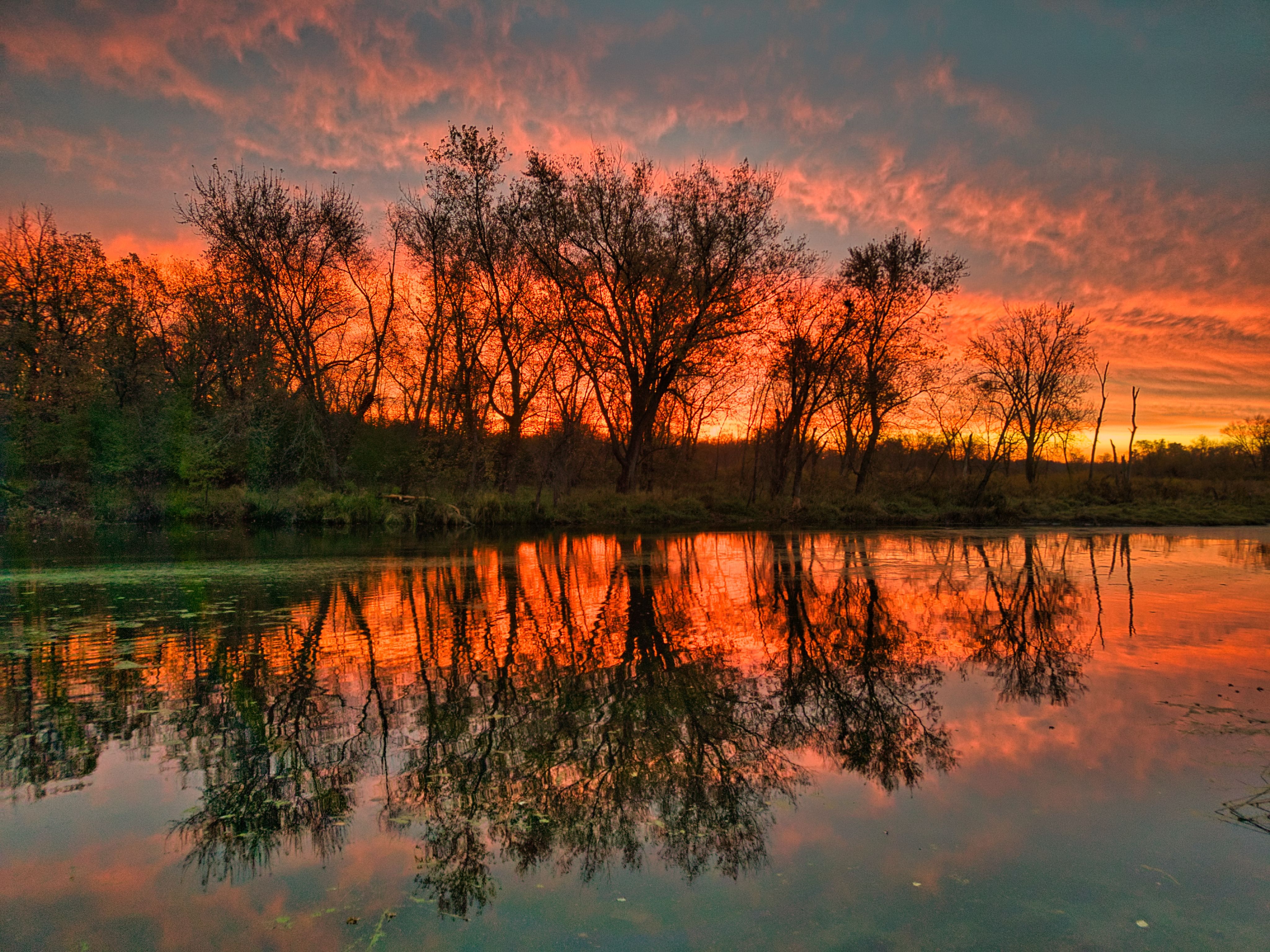 Vibrant Sunset Over Lake in Kellogg, Minnesota · Free Stock Photo