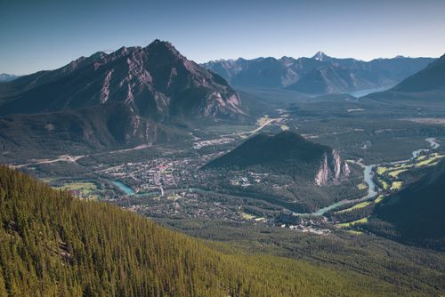 Scenic View of a Mountain Valley · Free Stock Photo