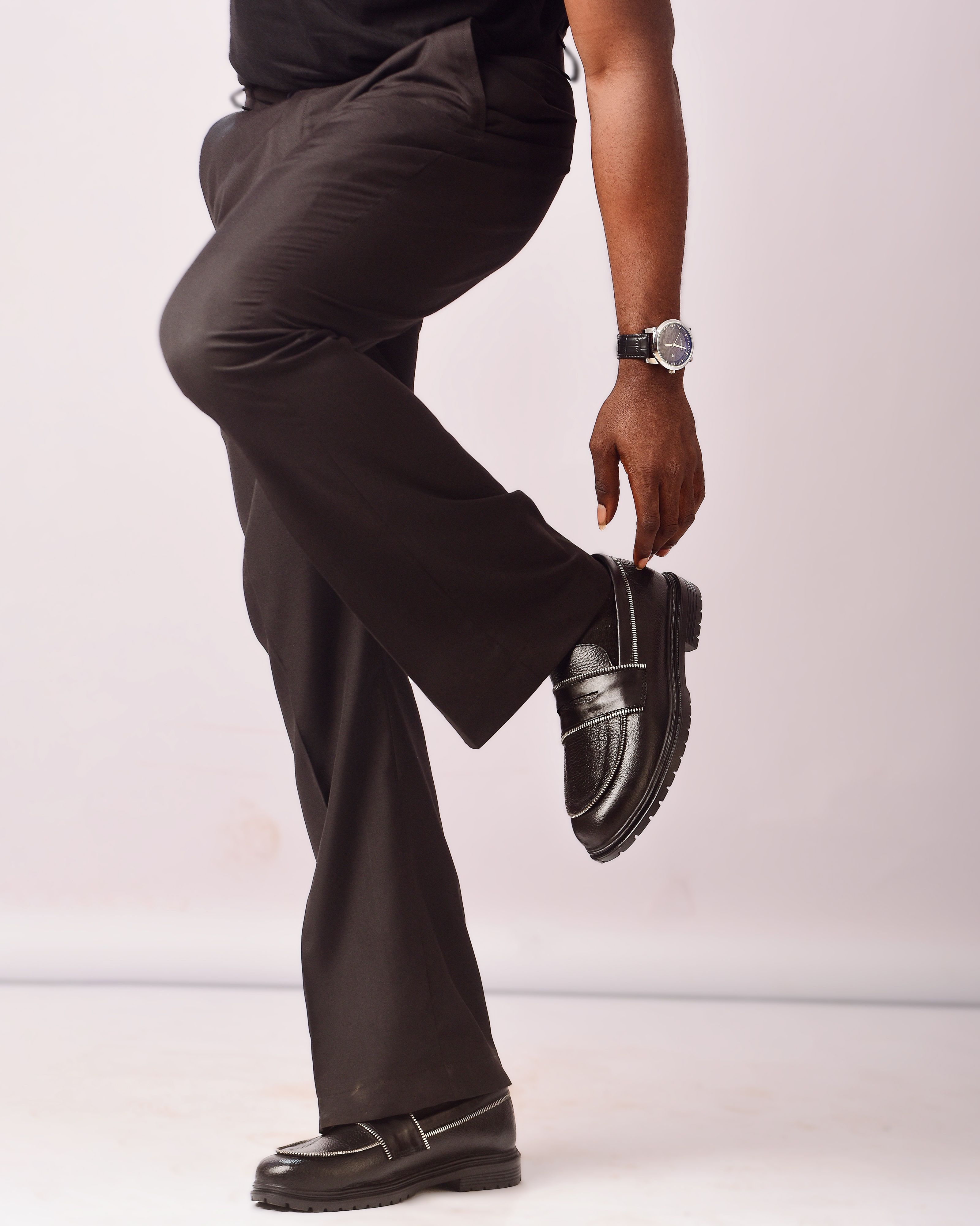 black dress in wedding Slim Fit Checked Black Men Pants - Wessi  Wessi