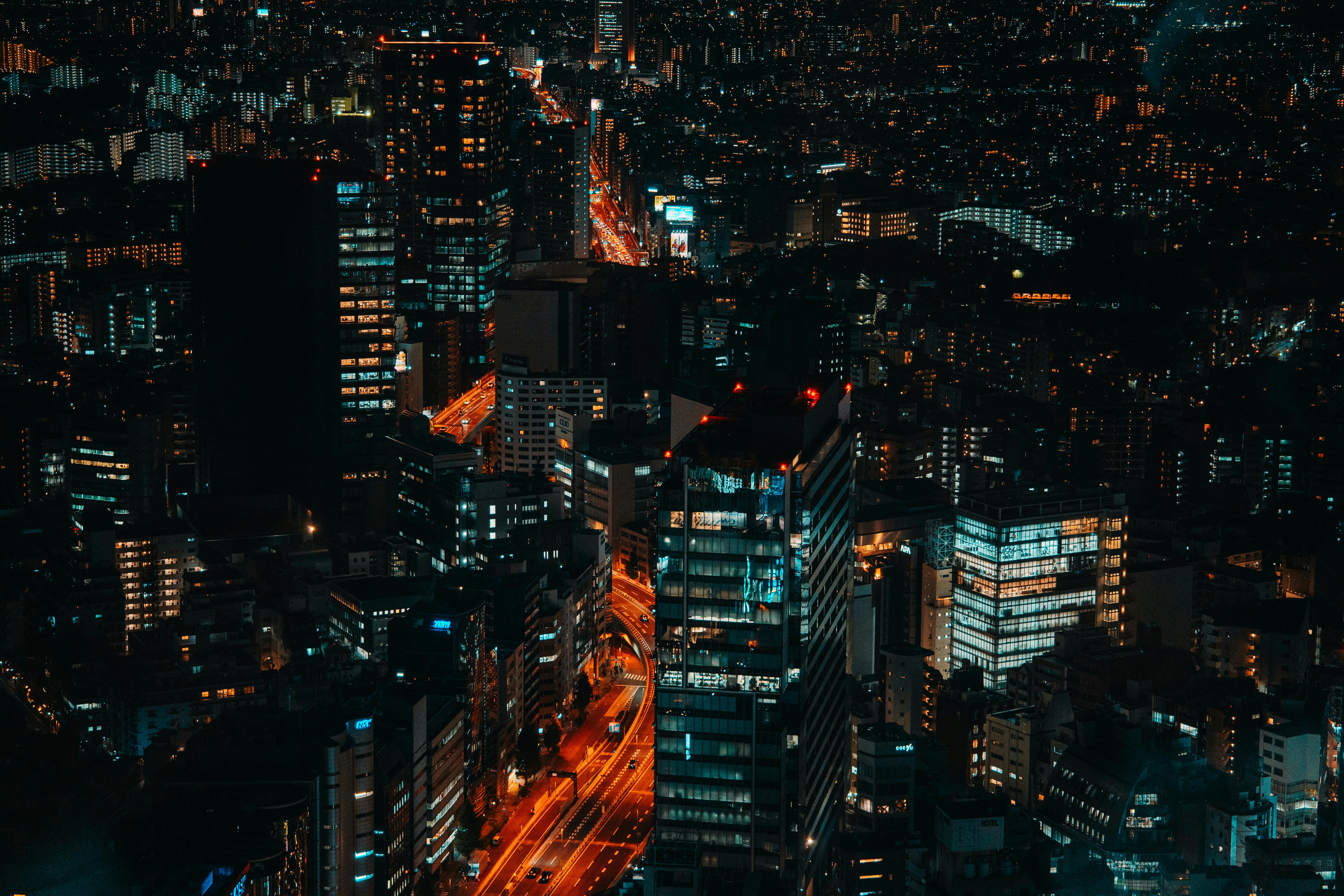 Tokyo skyline at night