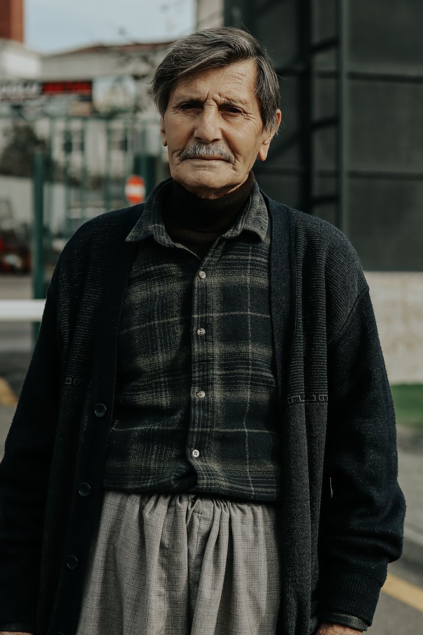 Portrait of older male instructor