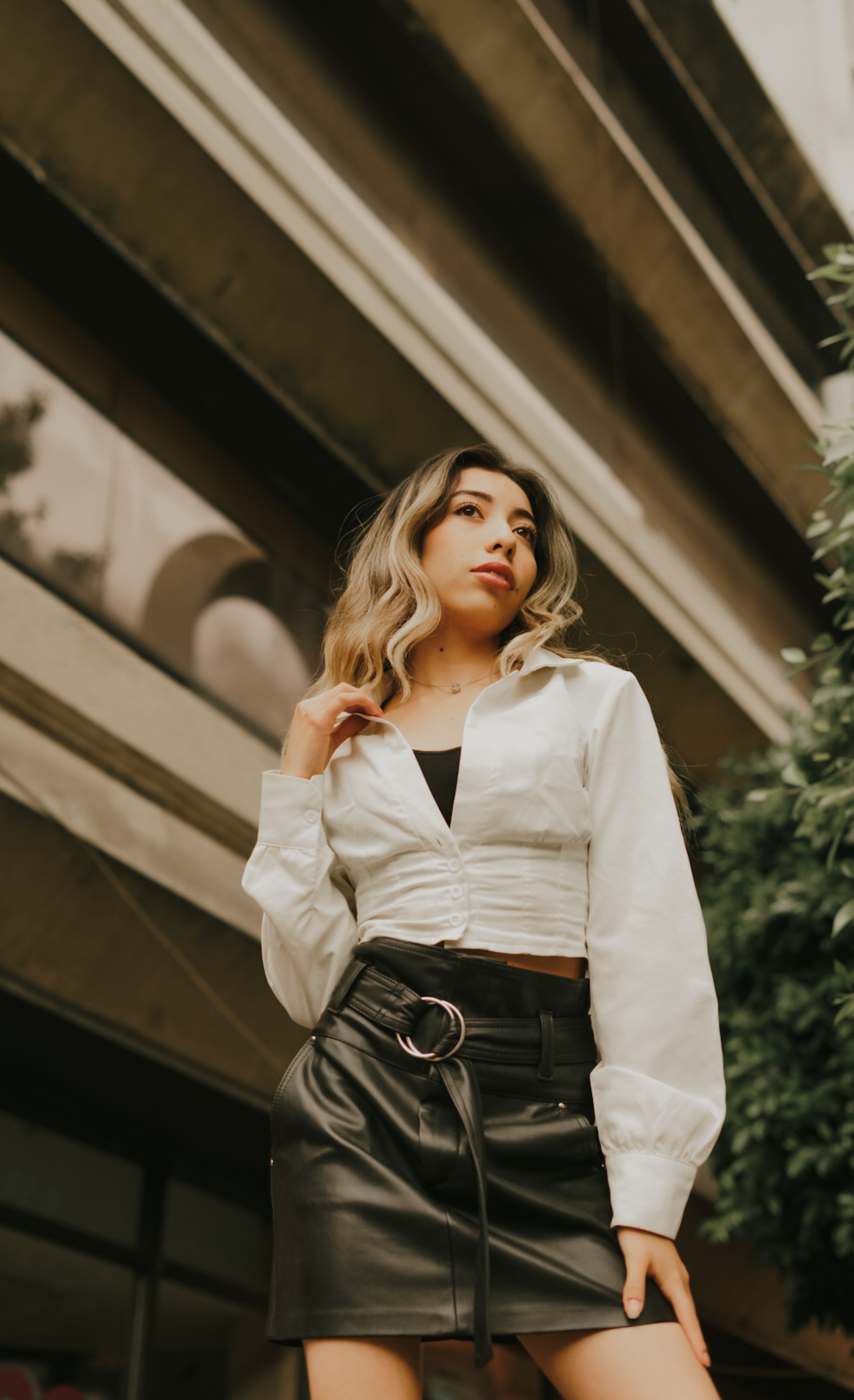 Forever 21 Faux Leather Mini Skirt