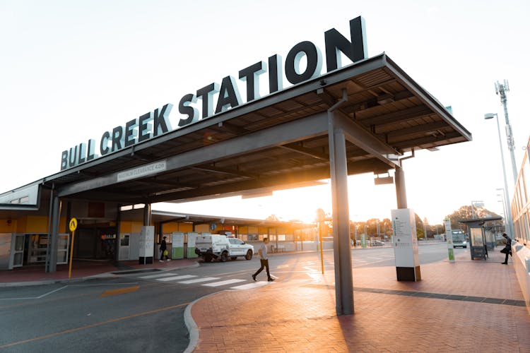 Bull Creek Station In Australia At Sunset