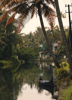 Kerala fisherman operating Chinese fishing nets