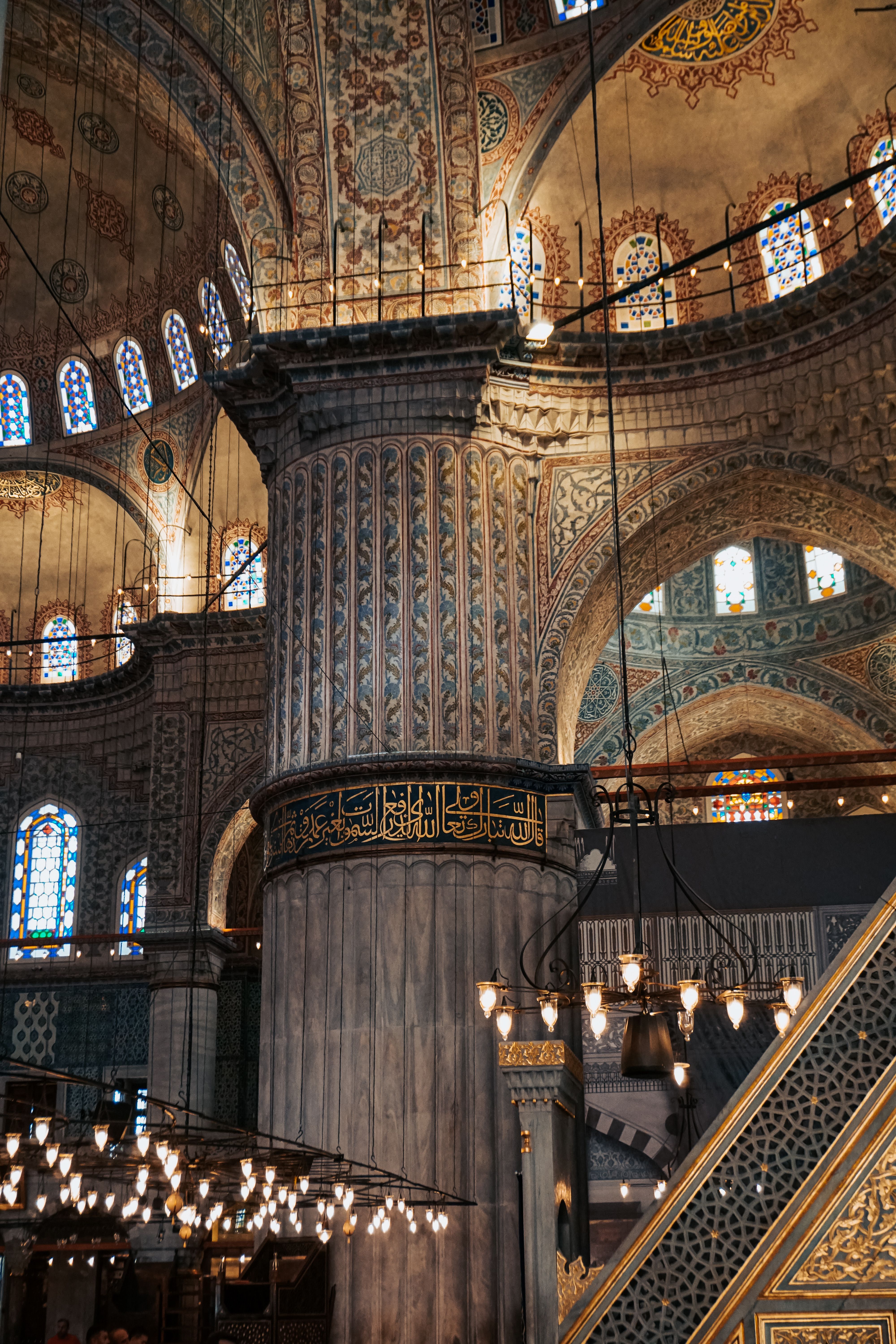 Majestic Architecture of Historic Mosque Interior · Free Stock Photo