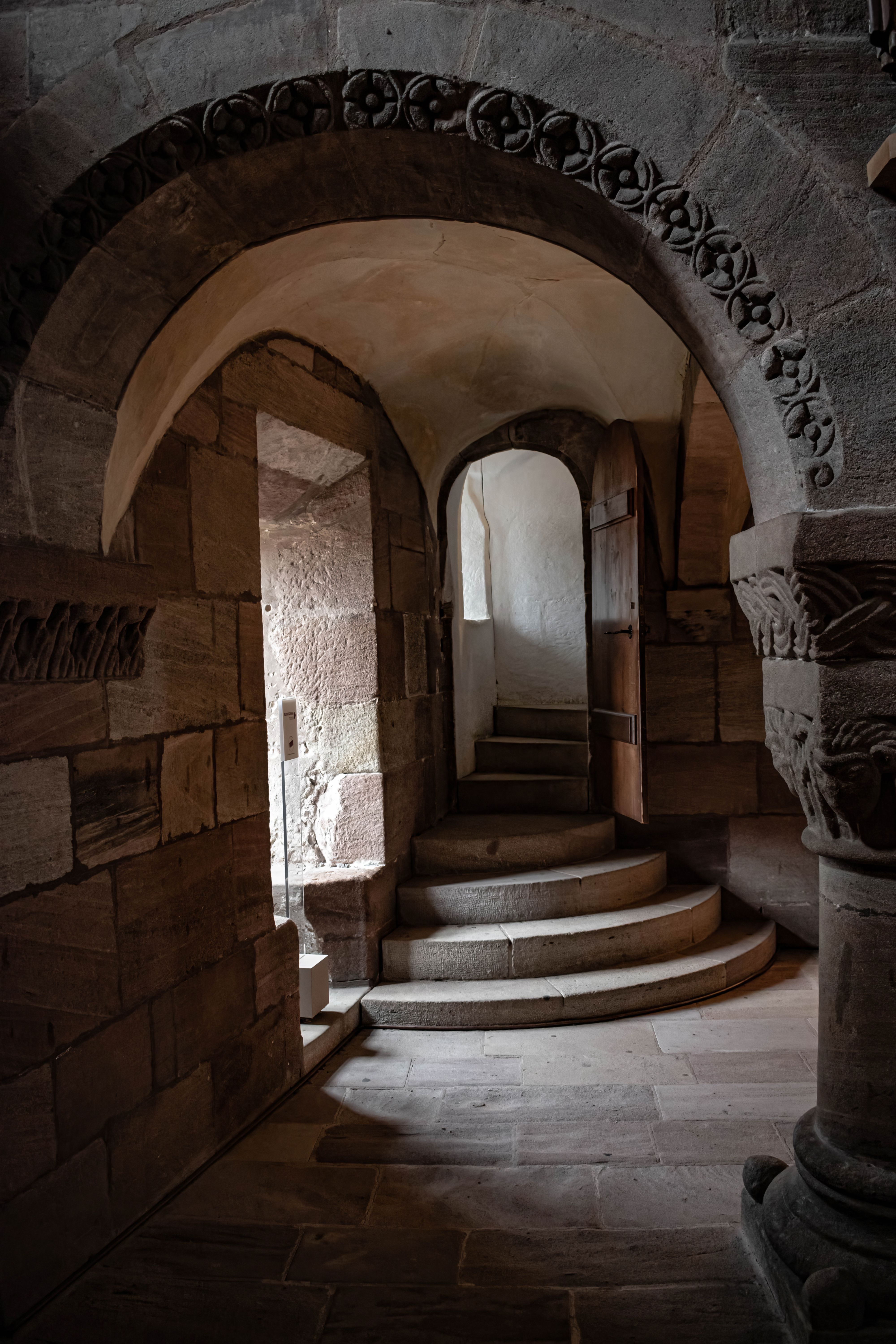 Medieval Stone Archway and Spiral Staircase · Free Stock Photo
