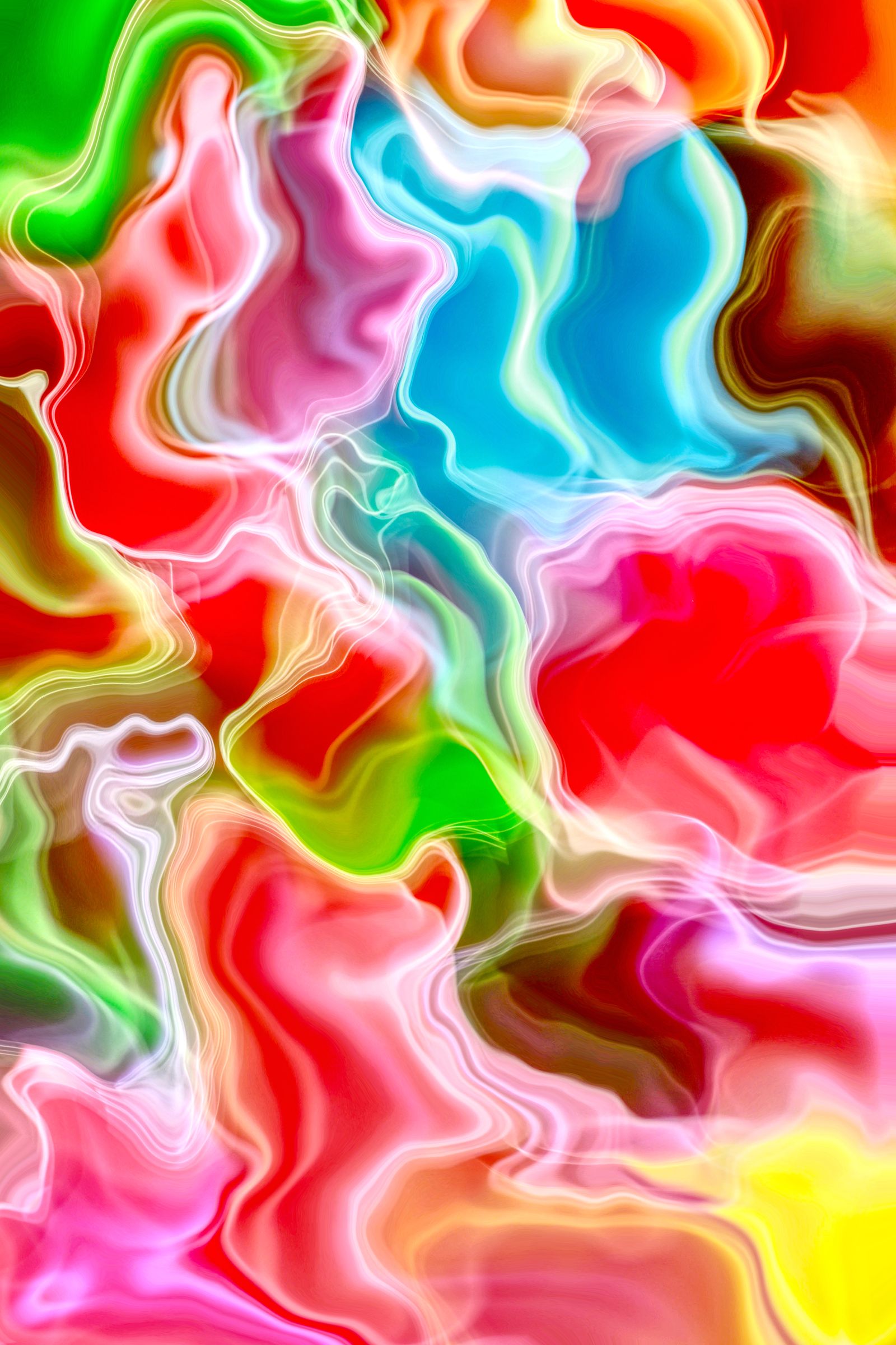 Vibrant Abstract Colorful Wave Pattern Art · Free Stock Photo