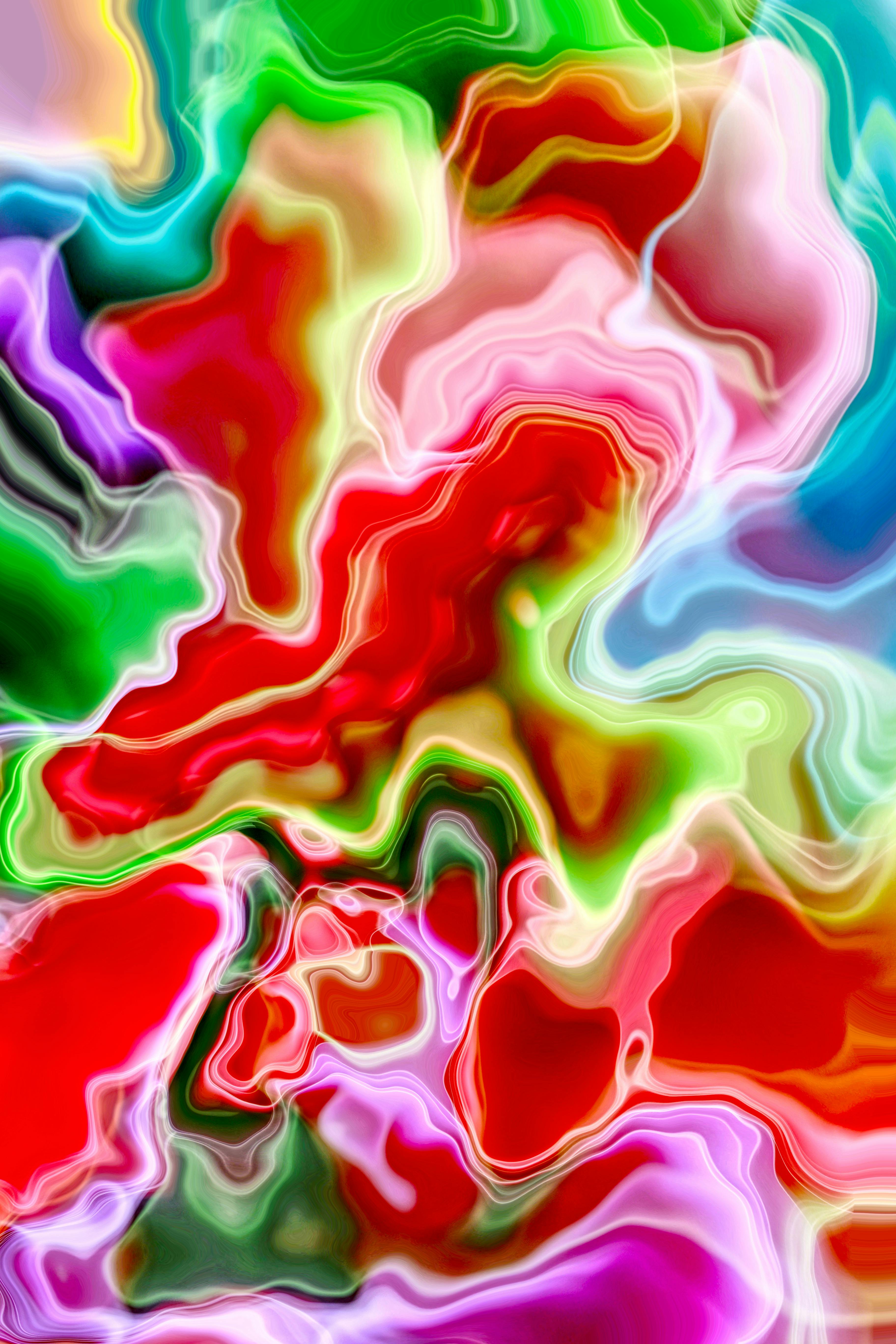 Miễn phí Hình ảnh trừu tượng sống động với những vòng xoáy màu sắc rực rỡ tạo nên bố cục uyển chuyển và tràn đầy năng lượng. Ảnh lưu trữ