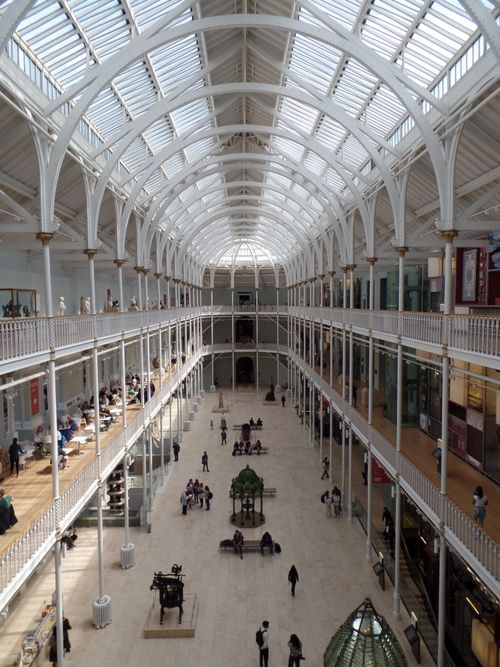 Free Explore the striking architecture of this historic museum located in Scotland. Stock Photo