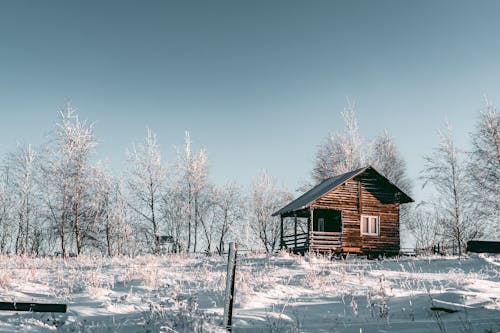 Ilmainen kuvapankkikuva tunnisteilla bungalow, flunssa, lumi