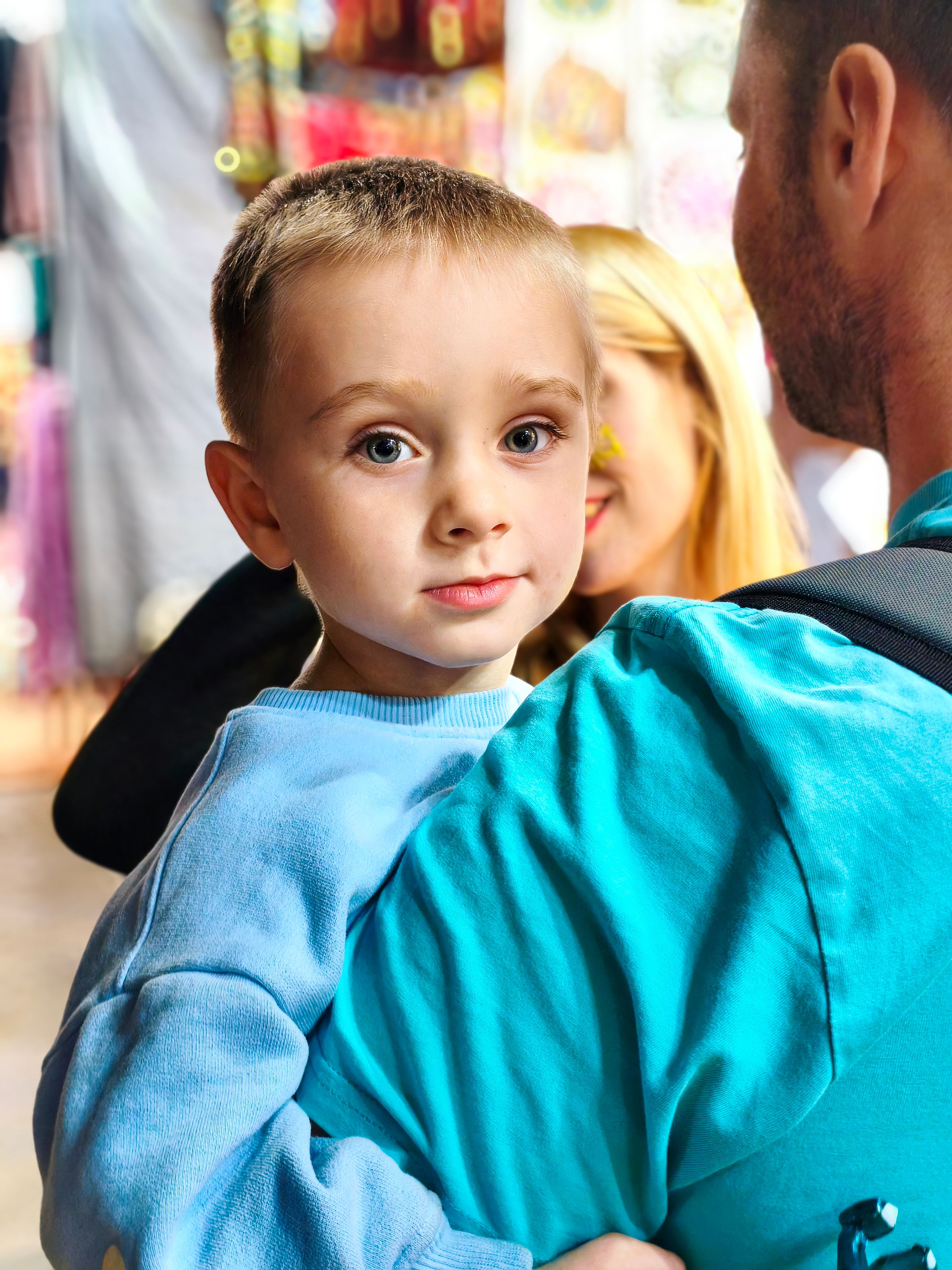 Man Carrying His Child in a Baby Carrier · Free Stock Photo