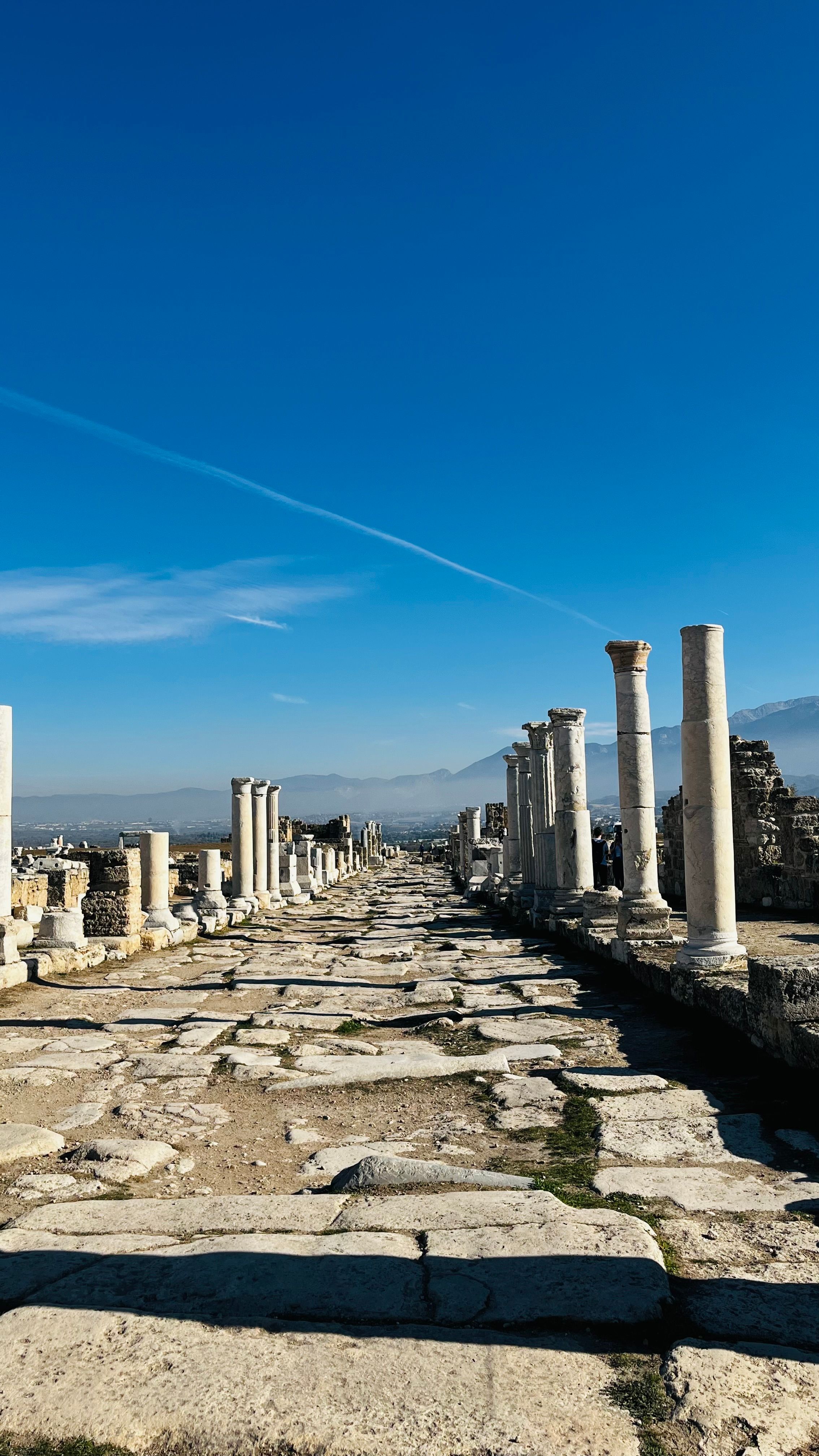 Ancient Roman Ruins Under Clear Blue Sky · Free Stock Photo