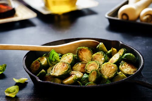 Free Cooked Vegetable on Pan Stock Photo